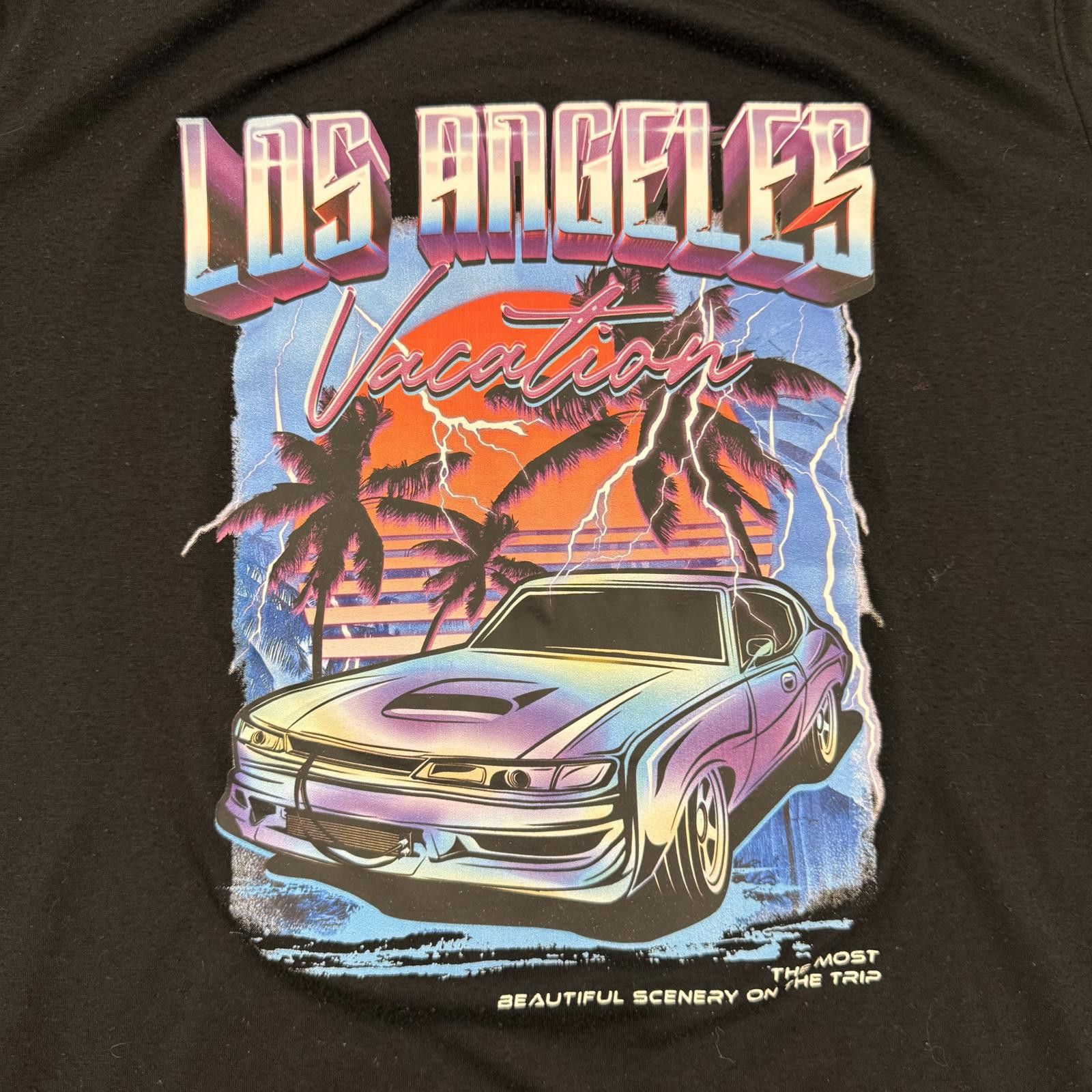 Shein Los Angeles Vintage Muscle Car Vacation Shirt Size L Size US L / EU 52-54 / 3 - 2 Thumbnail