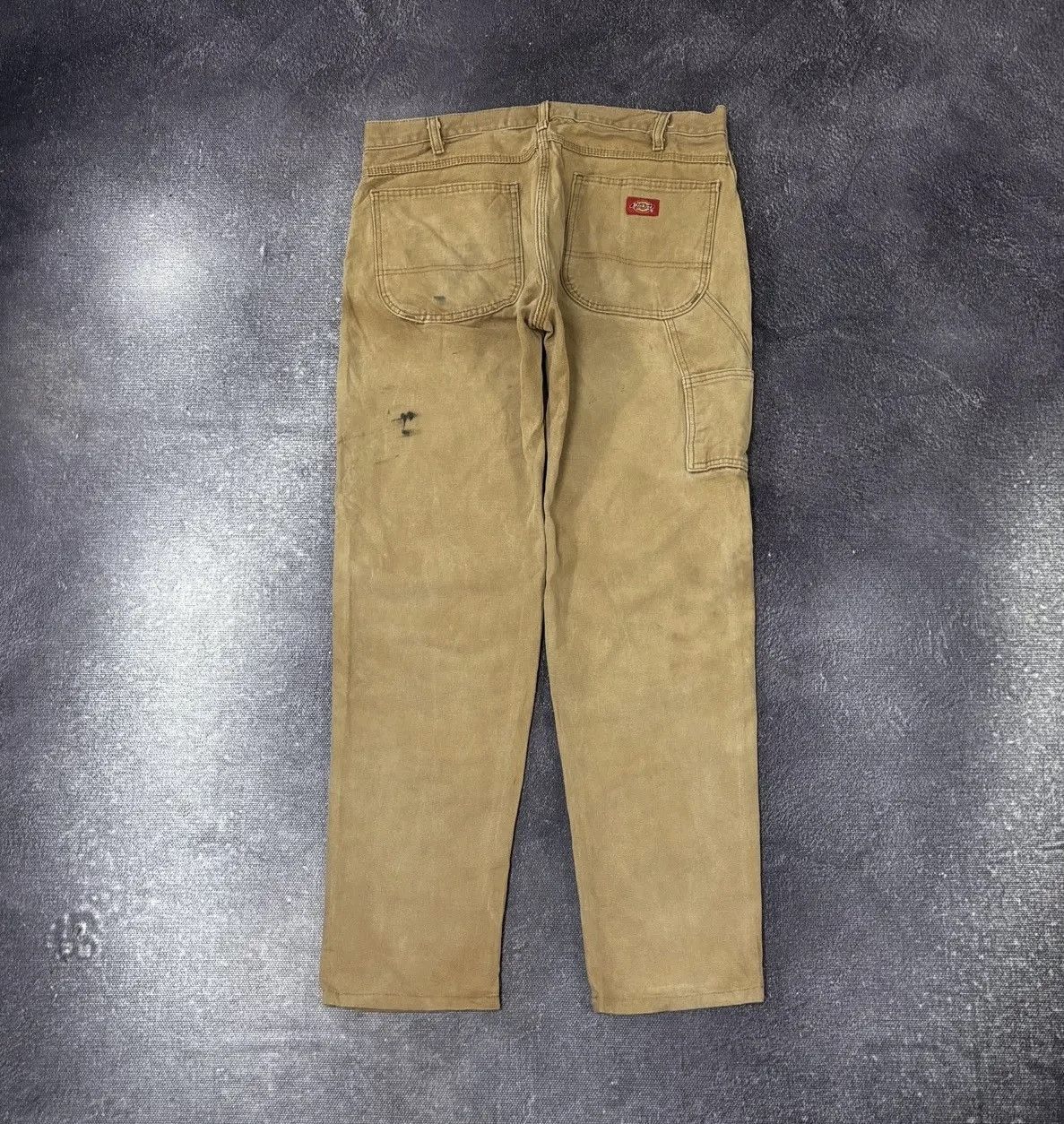 Dickies × Vintage Vintage Dickies USA Denim Orange Work Hype Pants Jeans Size US 36 / EU 52 - 1 Thumbnail