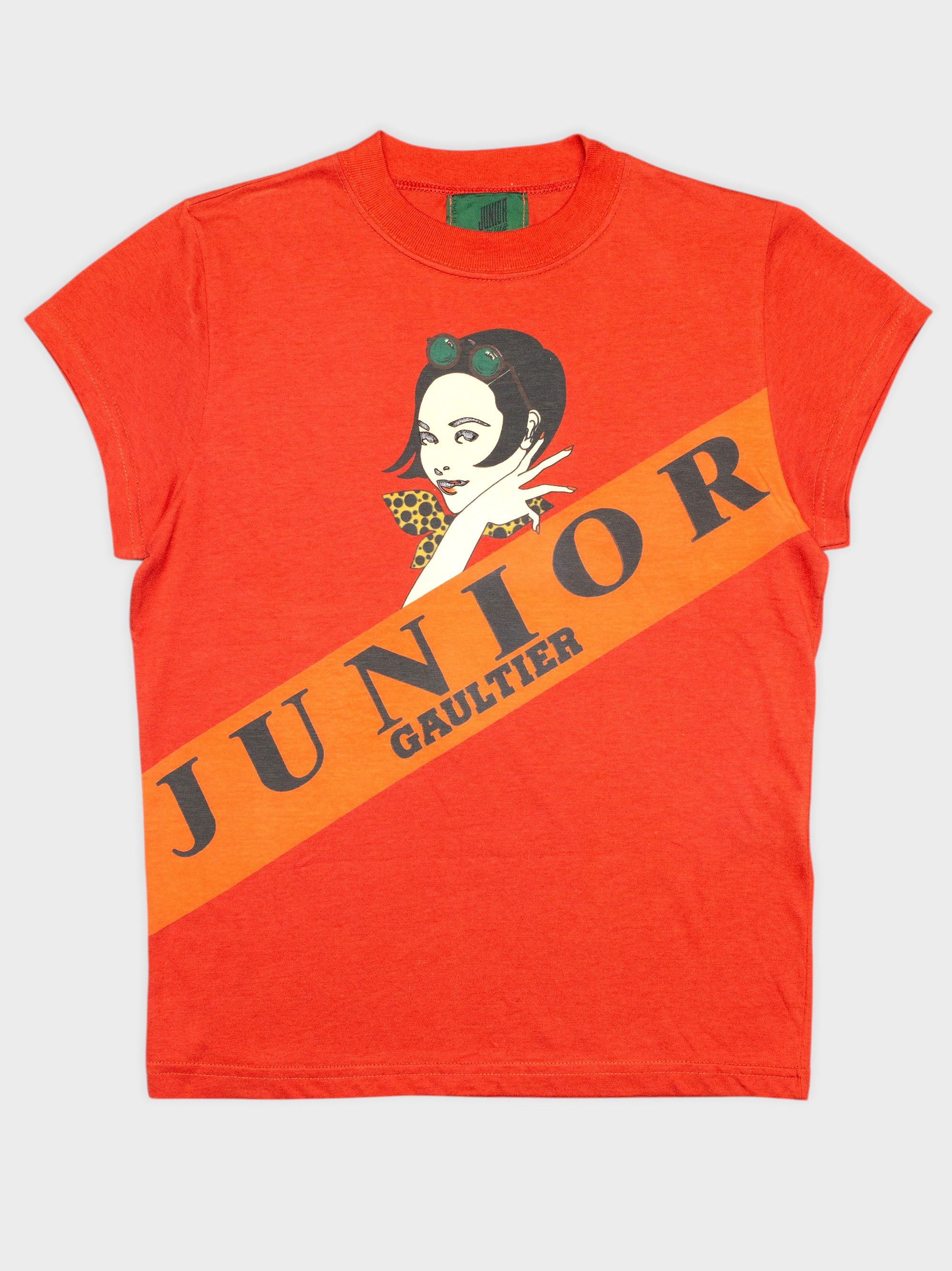 Jean Paul Gaultier Junior Gaultier - (vintage) - women's graphic t-shirt Size L / US 10 / IT 46 - 1 Thumbnail