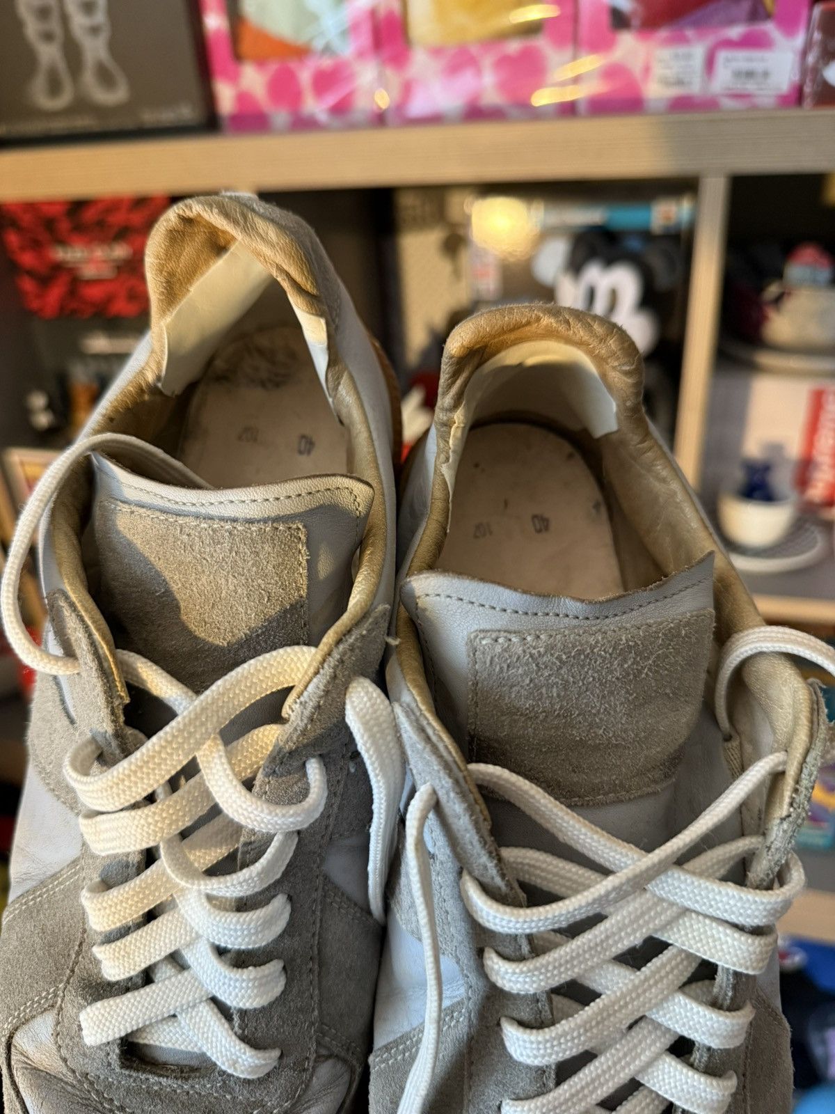Maison Margiela Maison Margiela Blue GAT Trainer Sneakers Size US 7 / EU 40 - 3 Thumbnail