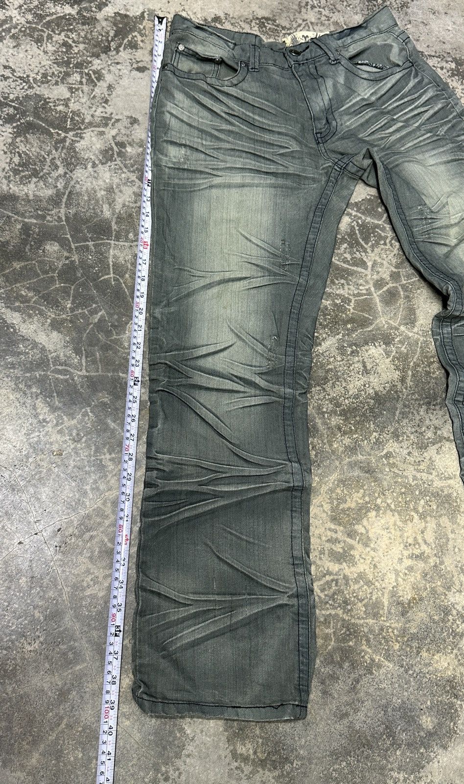 Affliction × FUSAI Rare🔥 Vintage FUSAI Denim Affliction Style Size US 32 / EU 48 - 19 Thumbnail