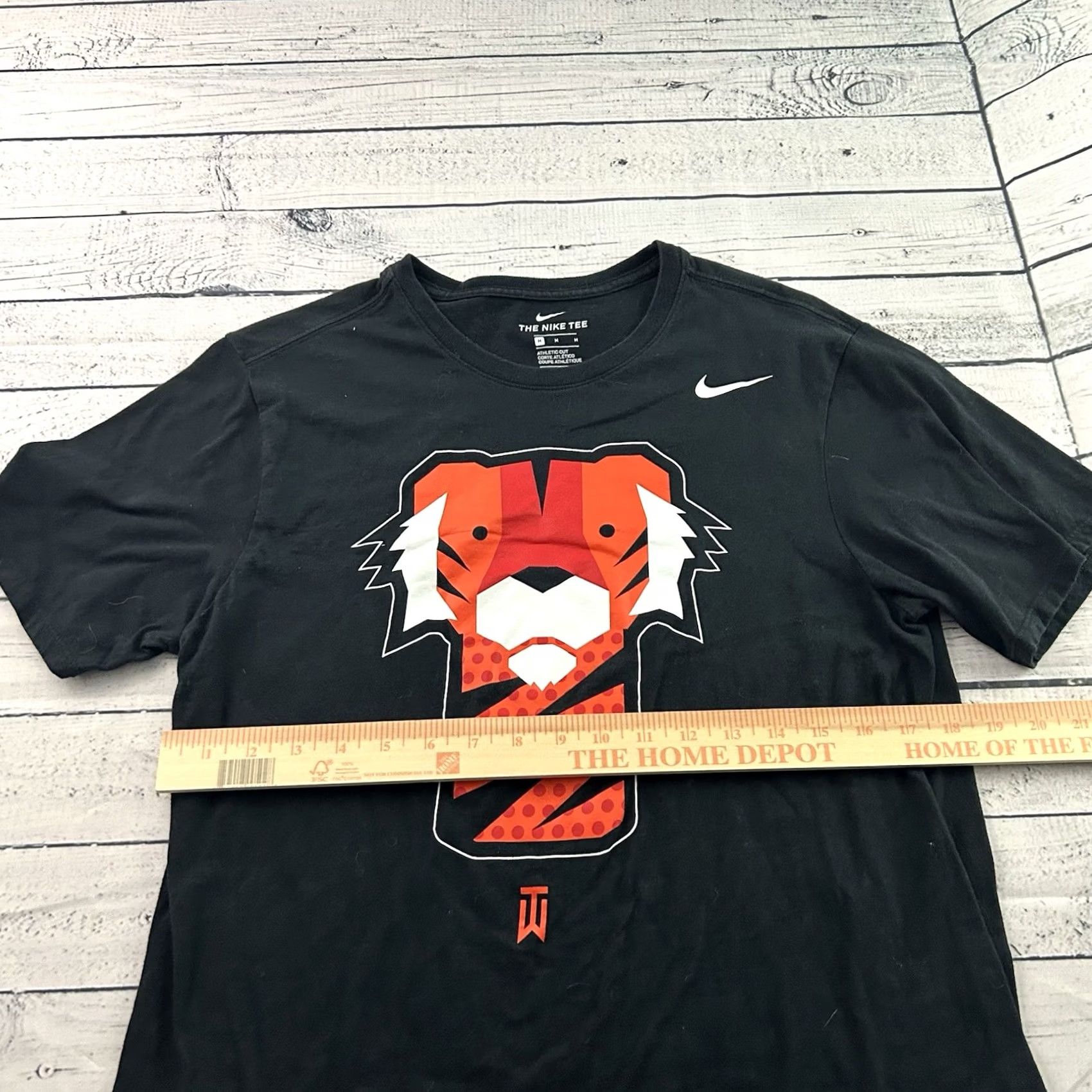Nike Nike Athletic T-Shirt Short Sleeve Men’s Medium Black Tiger Woods Sport Shirt Size US M / EU 48-50 / 2 - 4 Thumbnail
