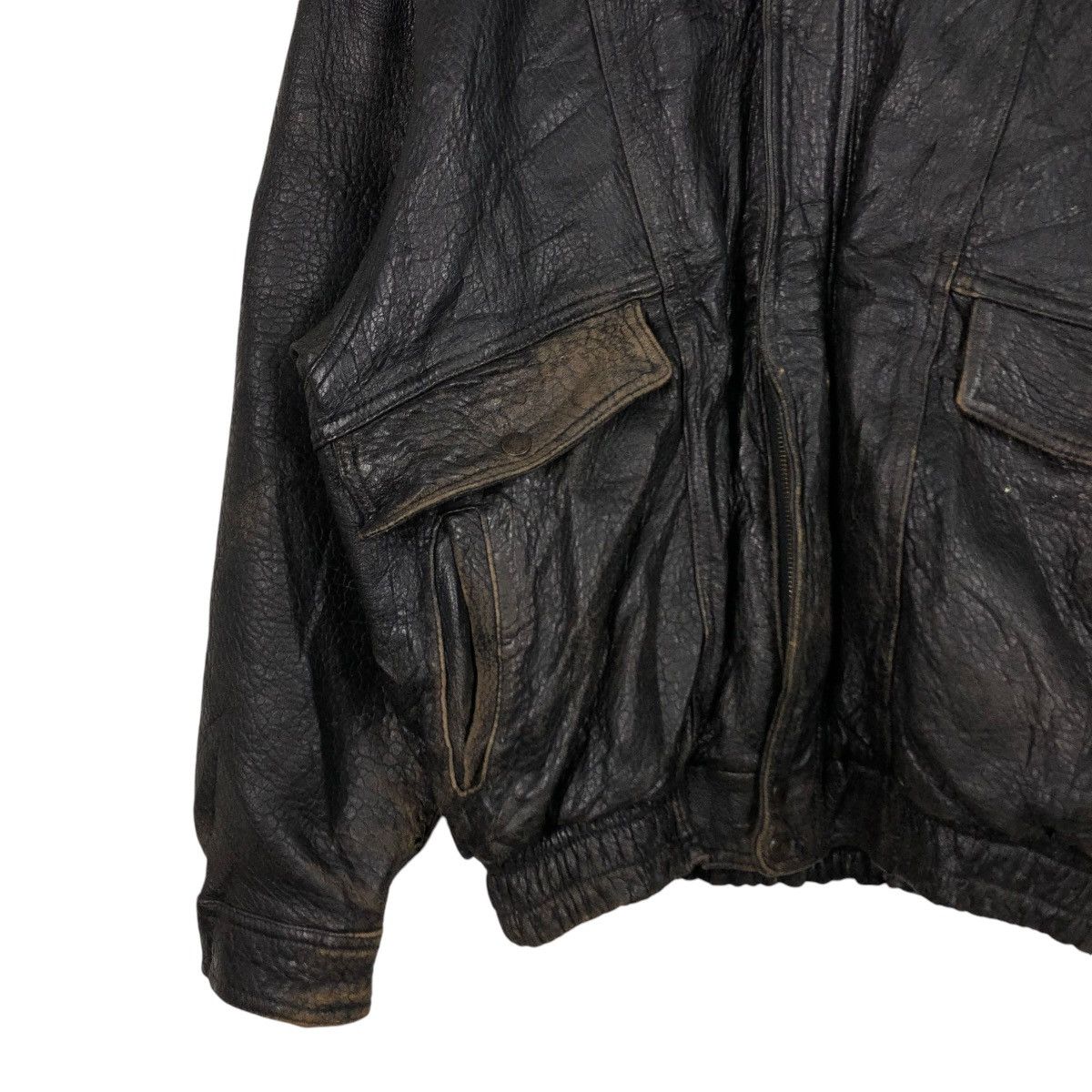 Japanese Brand 🔥VINTAGE BIKER GENUINE LEATHER JACKET ANABAS ISSEY MIYAKE Size US M / EU 48-50 / 2 - 6 Thumbnail