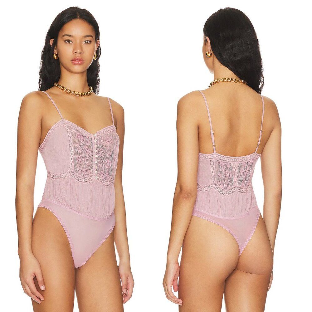 Free People NWT New $98 Free People Still The One Bodysuit Size XS Size XS / US 0-2 / IT 36-38 - 1 Thumbnail