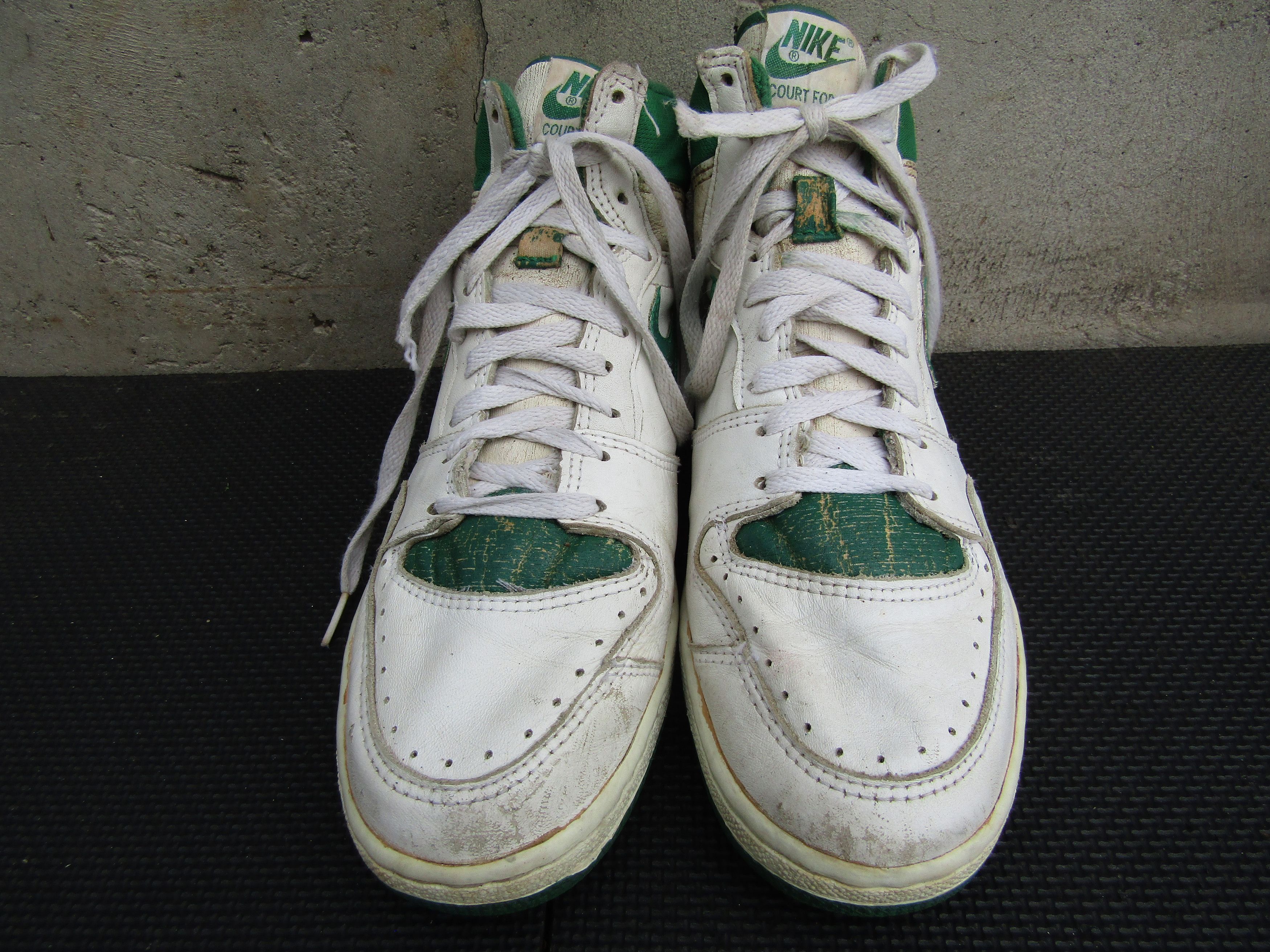 Nike NIKE COURT FORCE White x Green Men Made in Korea Size US 9.5 / EU 42-43 - 5 Thumbnail
