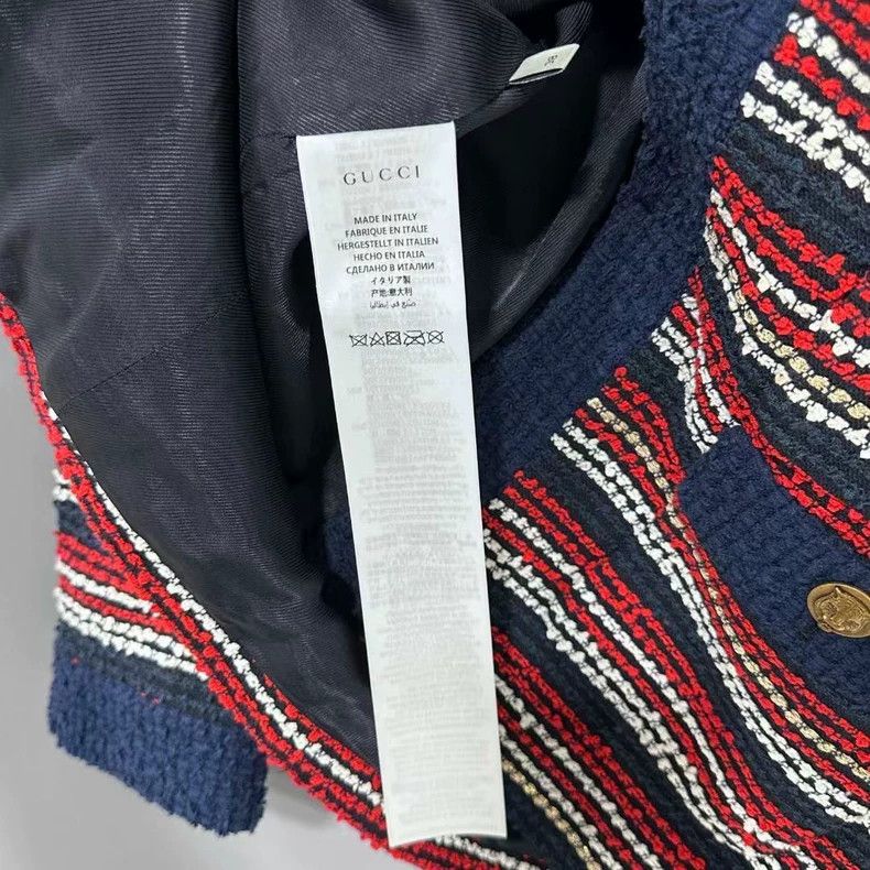 Gucci Gucci Tweed horizontal pattern multi-ray star cardigan jack Size XS / US 0-2 / IT 36-38 - 4 Thumbnail