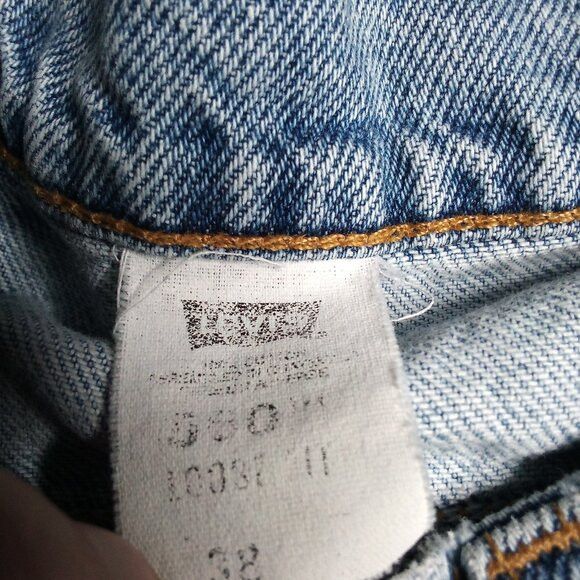 Levi's Vintage Clothing Vintage Levi's 550 Loose Fit Blue Denim Jean Shorts Size US 36 / EU 52 - 6 Thumbnail