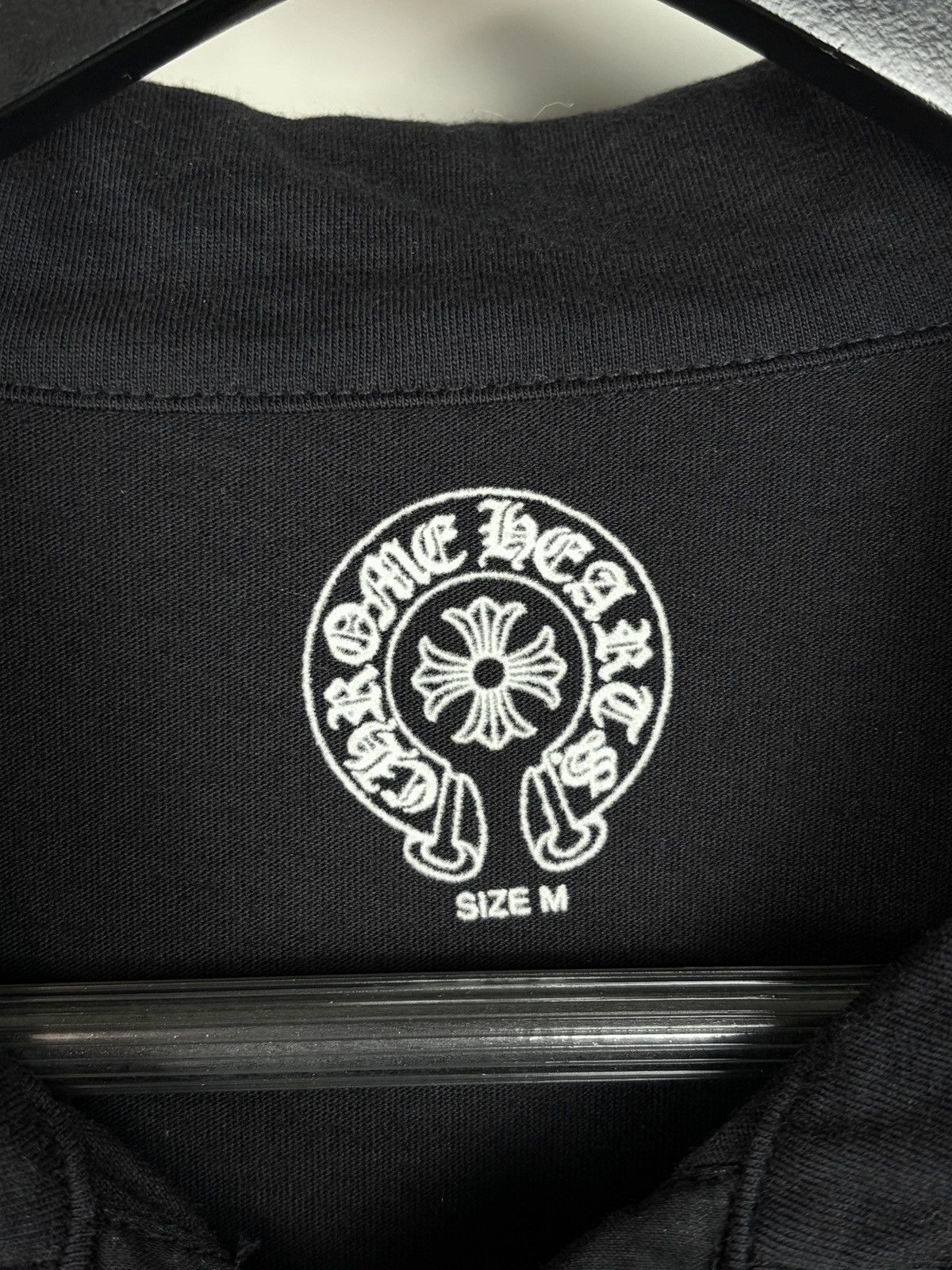 Chrome Hearts Chrome Hearts Vintage Silver Button Horseshoe Polo Shirt Size US M / EU 48-50 / 2 - 5 Thumbnail