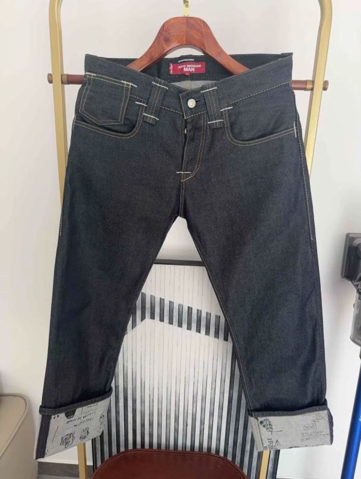 Junya Watanabe junya watanabe man levi's collaboration blue jeans Size US 27 - 1 Thumbnail