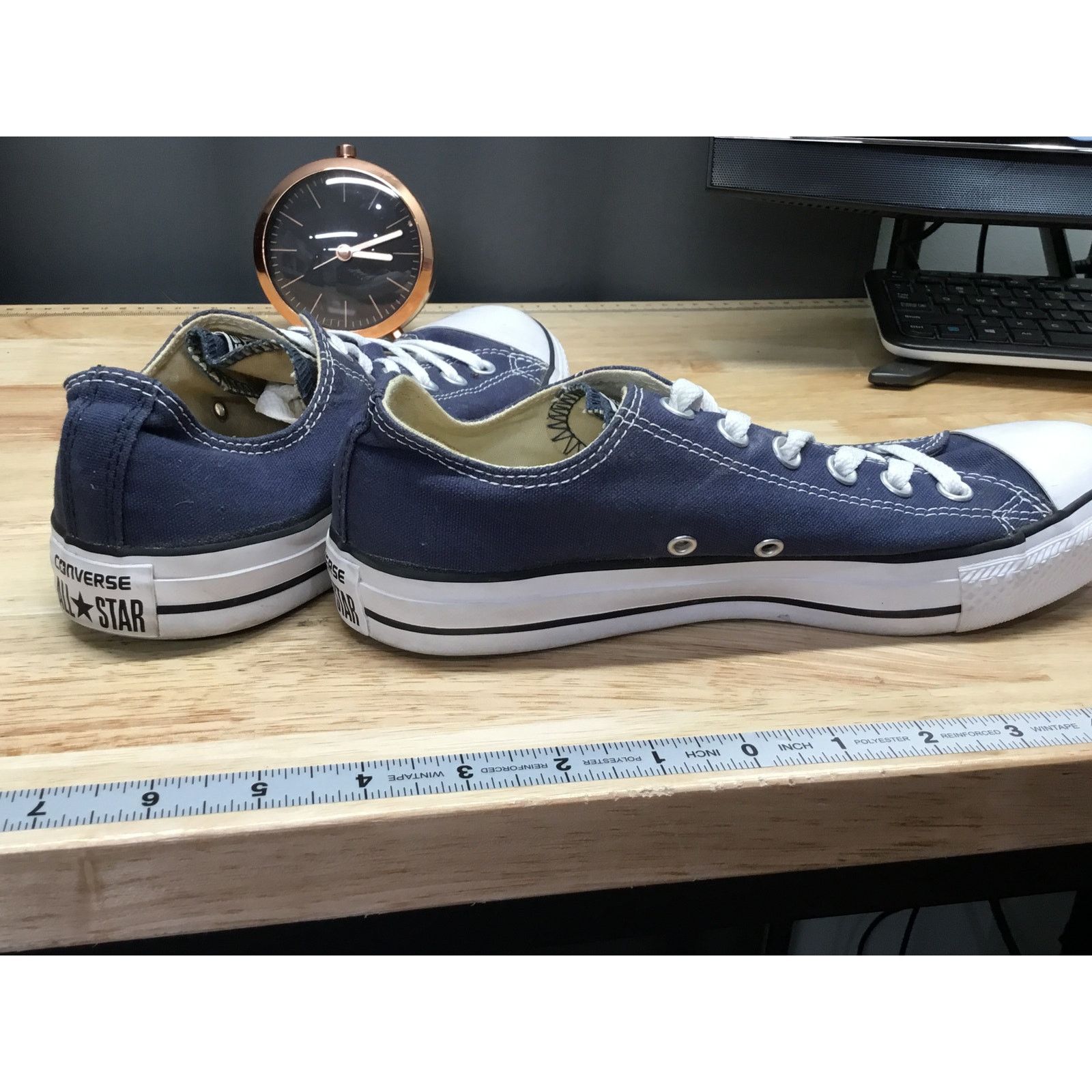 Converse Converse All-Star Women 7 Navy Blue Canvas Athletic Sneakers Size US 7 / IT 37 - 7 Thumbnail