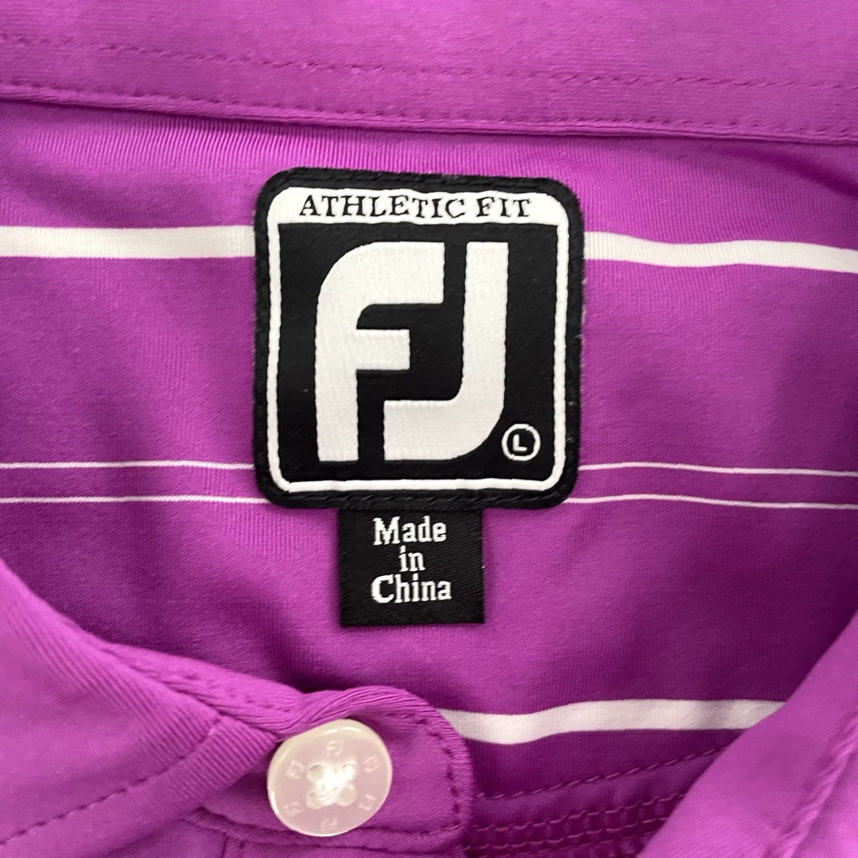 Footjoy Footjoy Polo Shirt Adult Large Purple Golf Logo Tour Issue Men L Polo Shirt Purple FootJoy Logo Embroidered 90s? Size US L / EU 52-54 / 3 - 7 Thumbnail