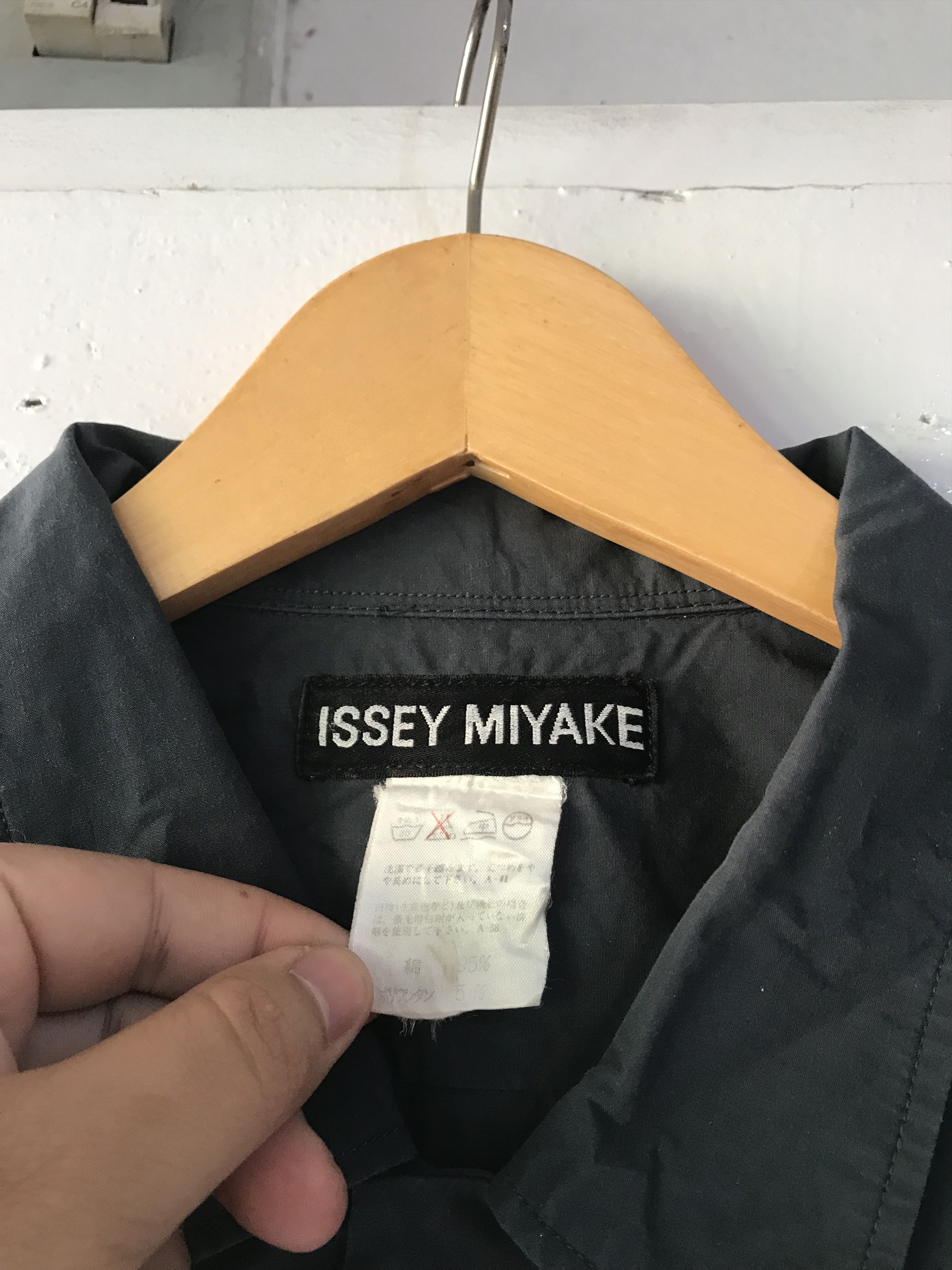 Issey Miyake Issey Miyake Grey Shirts Size US L / EU 52-54 / 3 - 3 Thumbnail