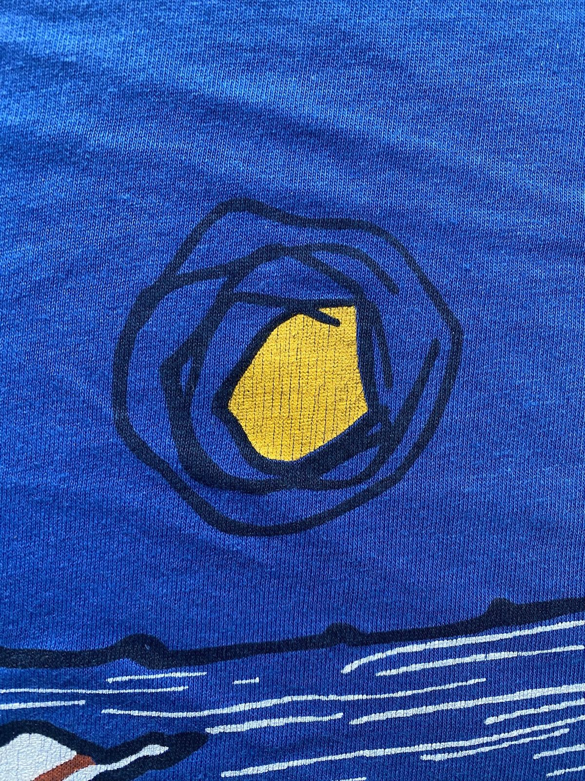 Peanuts Vintage 80s Woodstock Peanuts Pebble Beach Single Stitch Tee Size US XL / EU 56 / 4 - 8 Thumbnail