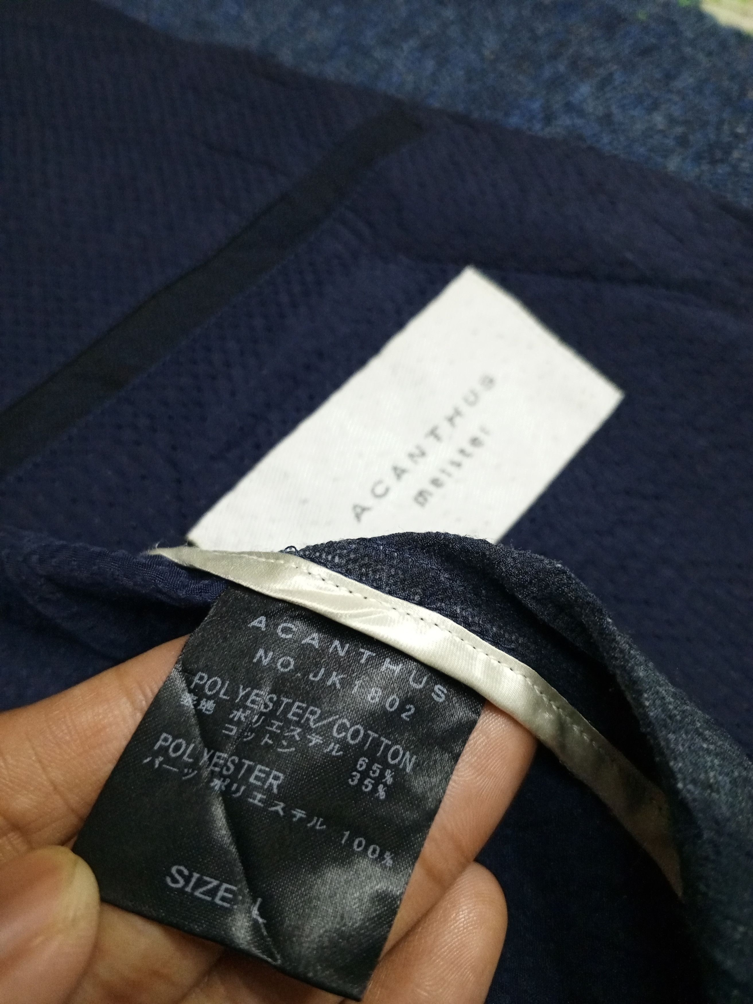 Designer × Japanese Brand × Meister DESIGNER BLAZER ACANTHUS MEISTER Size 38L - 10 Thumbnail