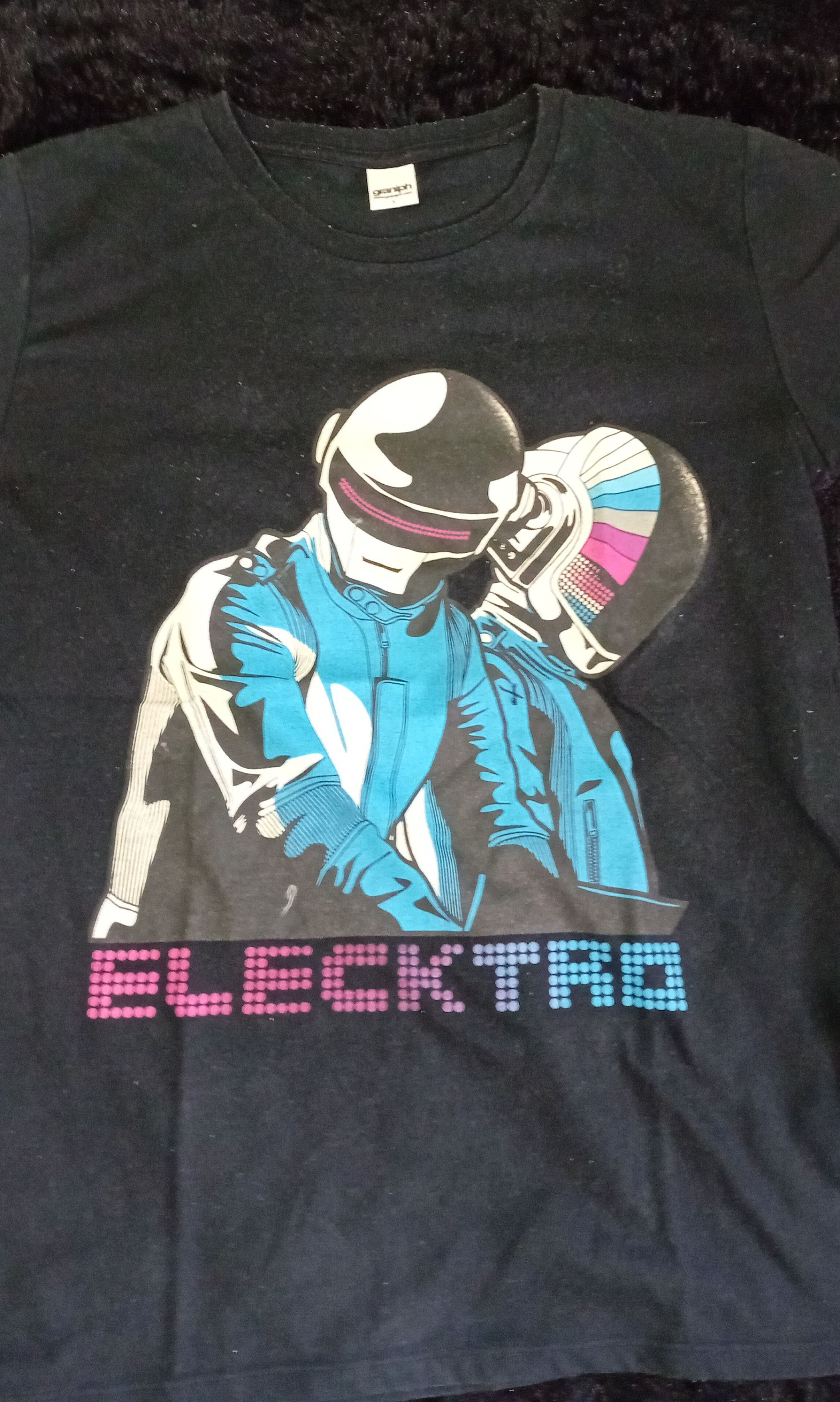 Band Tees × Japanese Brand × Vintage Daft Punk shirt Daft Punk Elecktro shirt Limited Edition Size US M / EU 48-50 / 2 - 3 Thumbnail