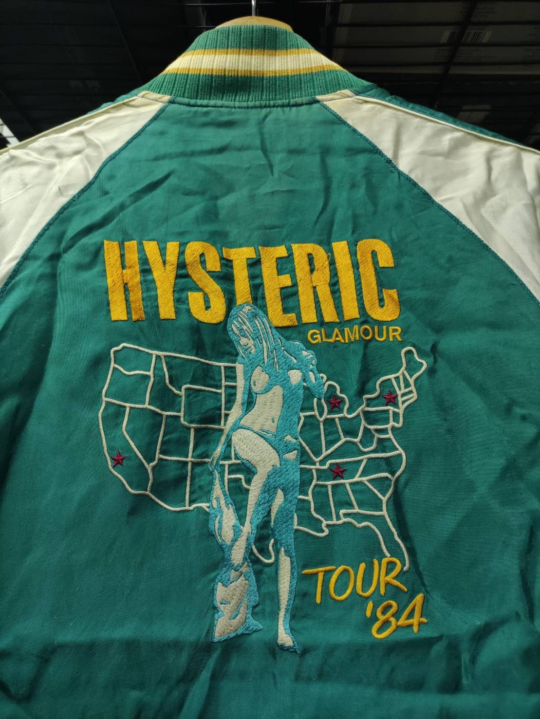 Hysteric Glamour Vtg Hysteric Glamour TOUR 84 Embroidered Reversible Sukajan Size US M / EU 48-50 / 2 - 1 Thumbnail