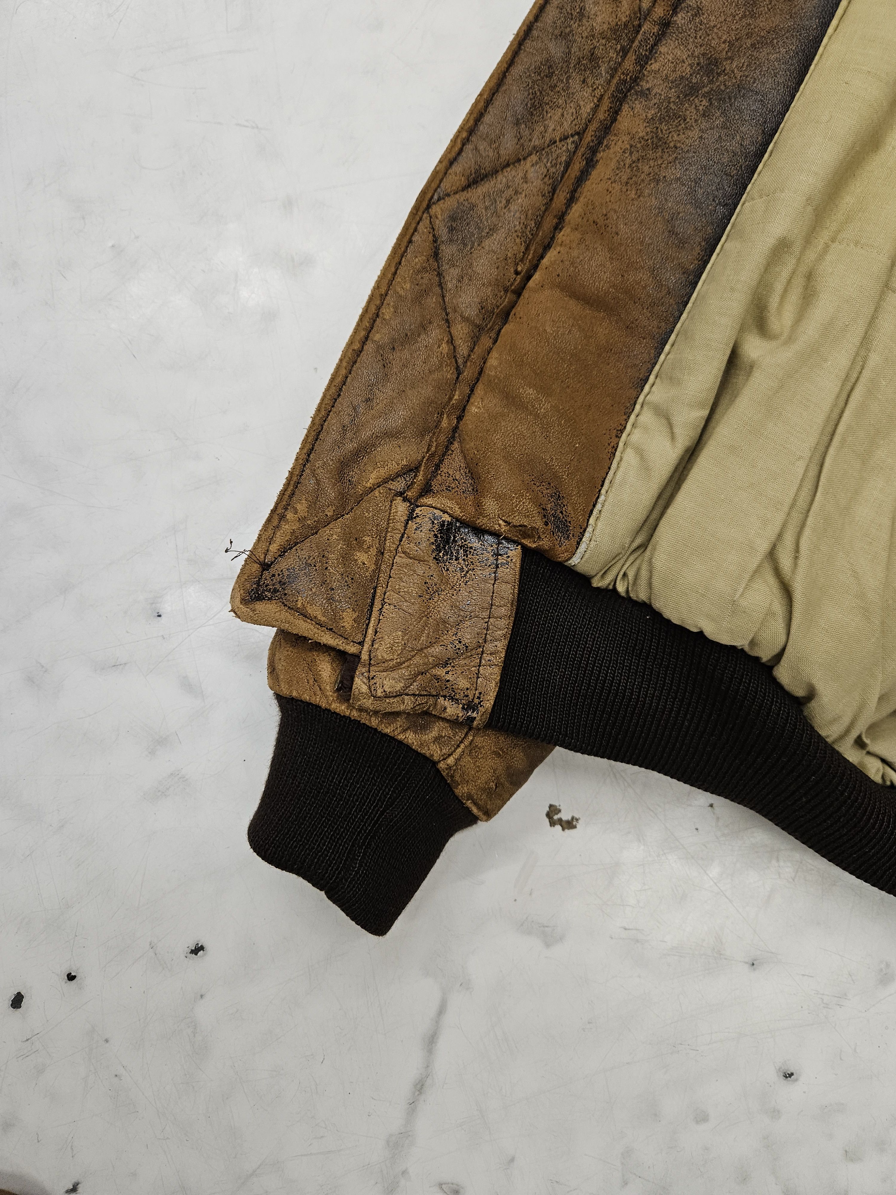 Chevignon Vintage chevignon distressed aviator bomber leather jacket Size US M / EU 48-50 / 2 - 20 Thumbnail