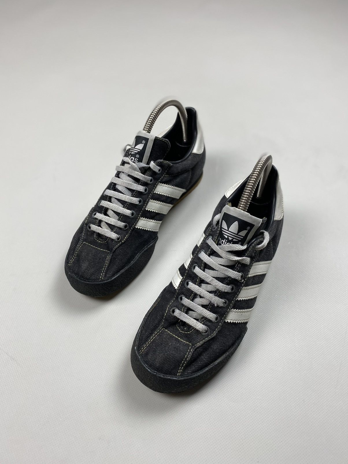 Adidas × Vintage Adidas Vintage Y2K Denim Low Top Sneakers Shoes Size US 5.5 Size US 5.5 / IT 35.5 - 11 Thumbnail