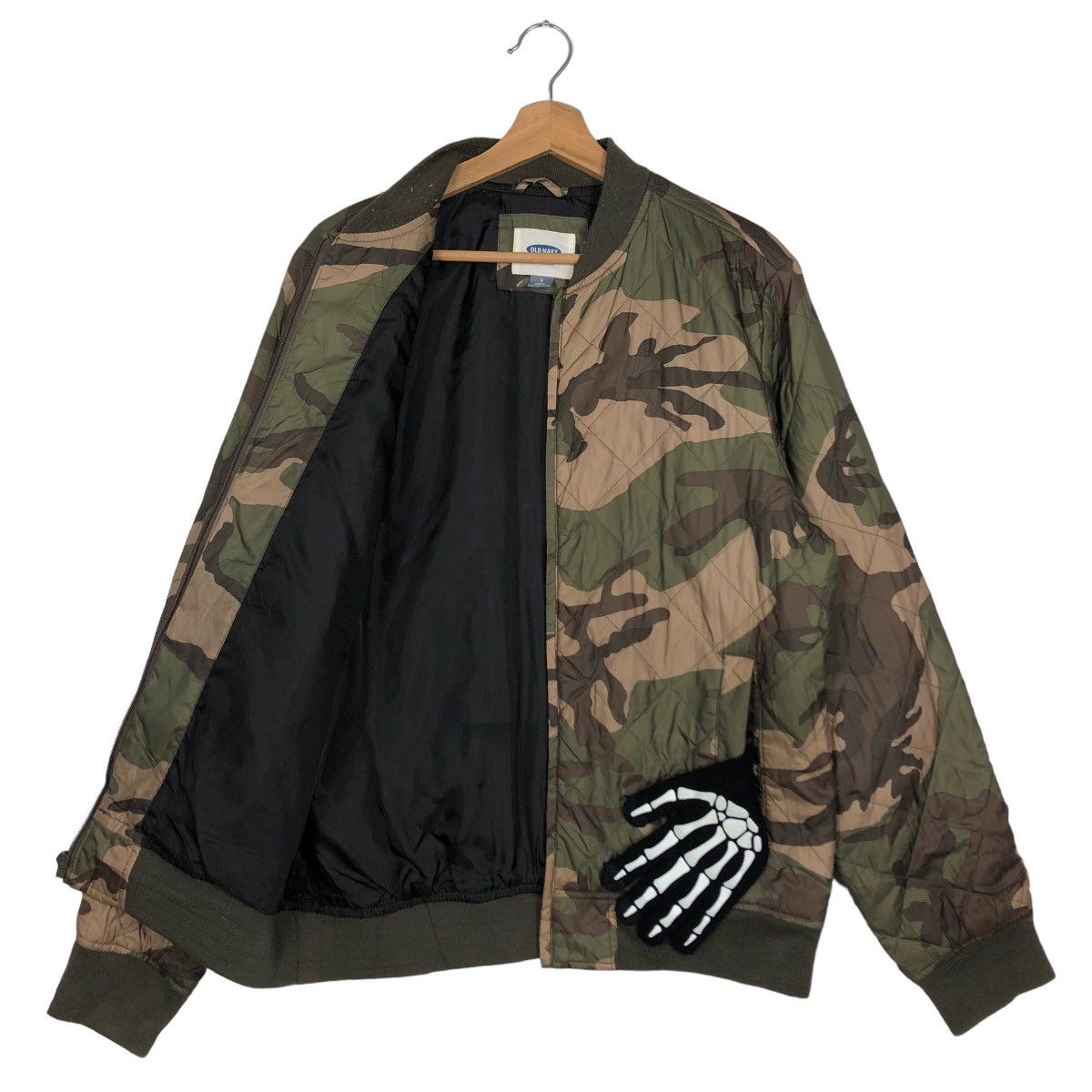 Japanese Brand 🔥90’s Camo Bomber Jacket Old Navy Buzz Ricksons Design Size US S / EU 44-46 / 1 - 9 Thumbnail