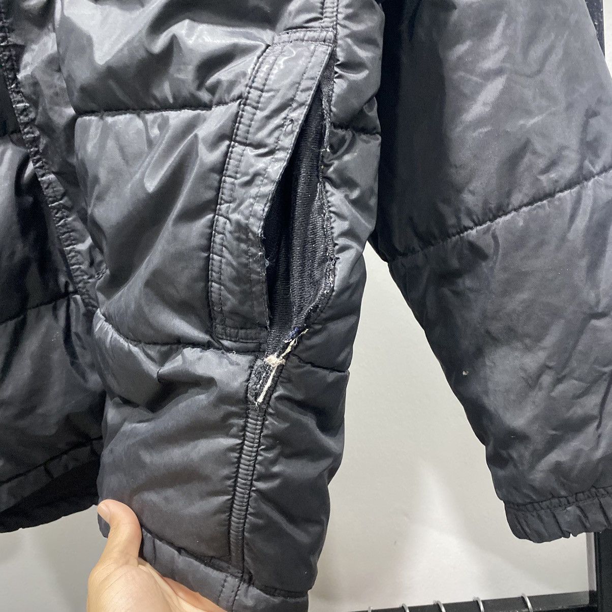 Nike × Vintage Sick☠️ Nike Center Swoosh Backhit Puffer Down Winter Jacket Size US L / EU 52-54 / 3 - 5 Thumbnail