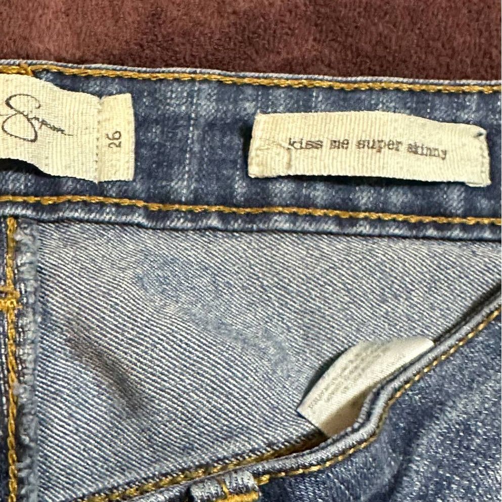 Other Jessica Simpson Kiss Me Super Skinny Jeans Size 26 Size 28" / US 6 / IT 42 - 4 Thumbnail