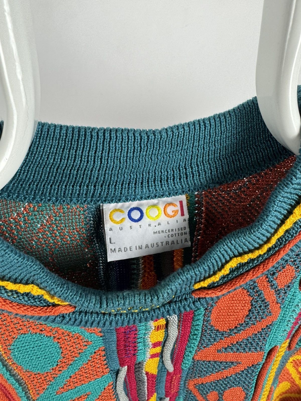 Coogi Vintage Coogi 3D Knit Multicolour Sweater Size US L / EU 52-54 / 3 - 3 Thumbnail