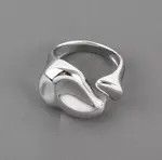 Japanese Brand Minimalistic Silver Ring Size ONE SIZE - 4 Thumbnail