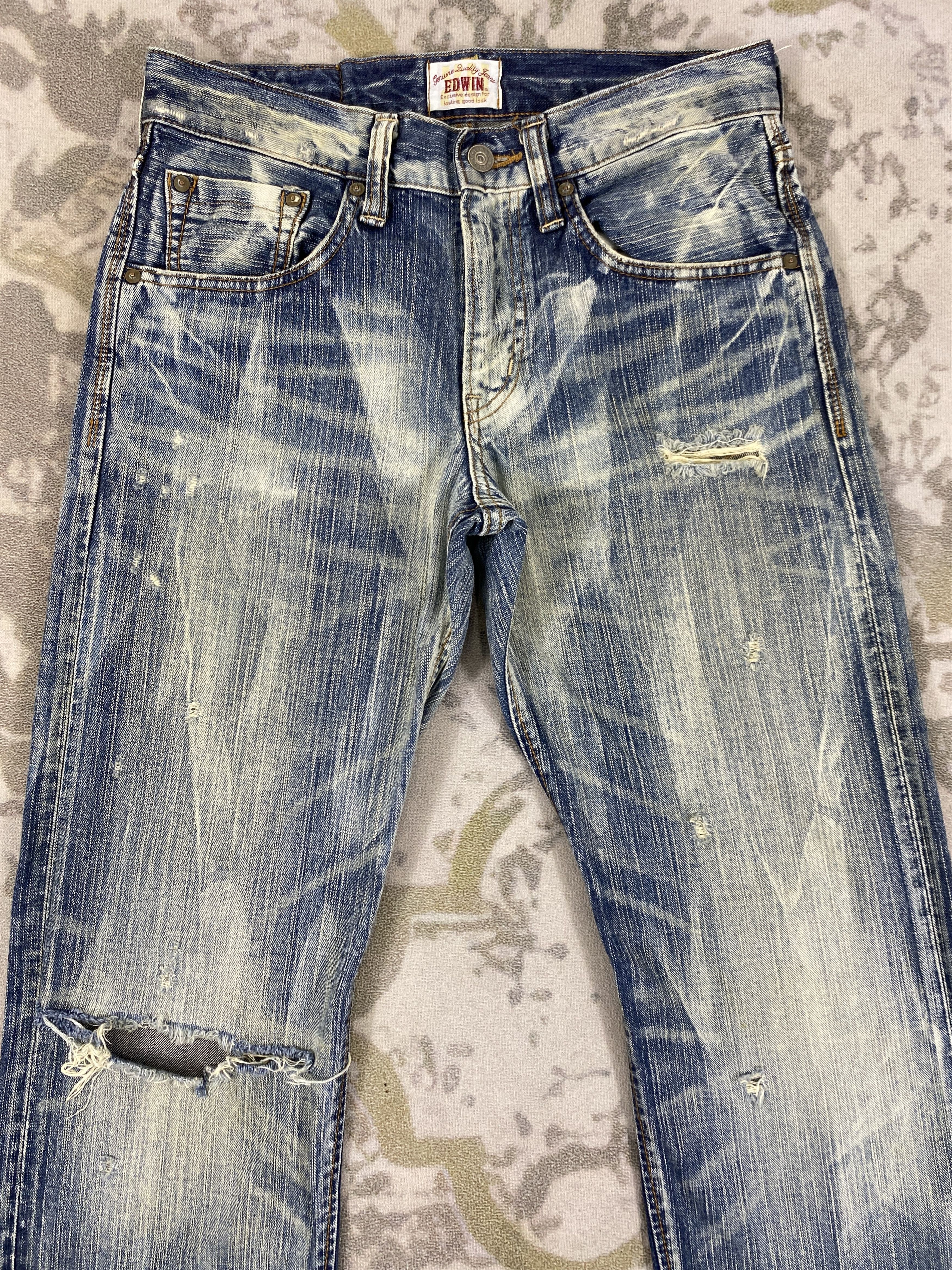 If Six Was Nine Vintage Edwin IF SIX WAS NINE STYLE 31x31.5 Denim- JN3551 Size US 31 - 3 Thumbnail