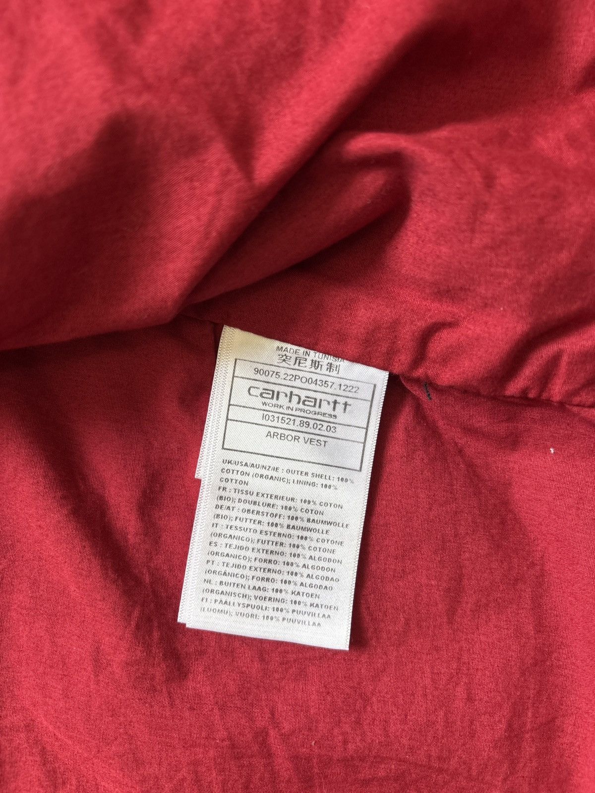 Carhartt × Carhartt Wip Arbor Vest Size US M / EU 48-50 / 2 - 5 Thumbnail