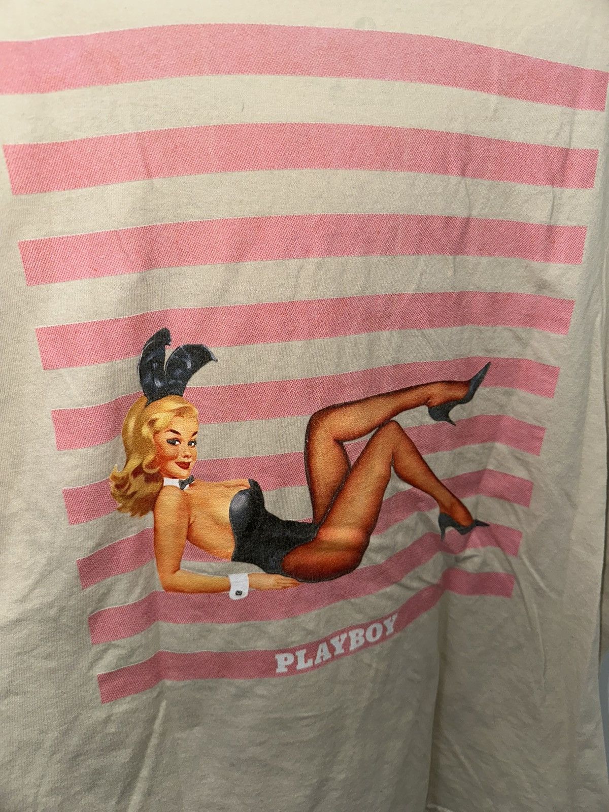 Pacsun × Playboy Playboy vintage pinup graphic crop top scoop neck top large Size L / US 10 / IT 46 - 4 Thumbnail