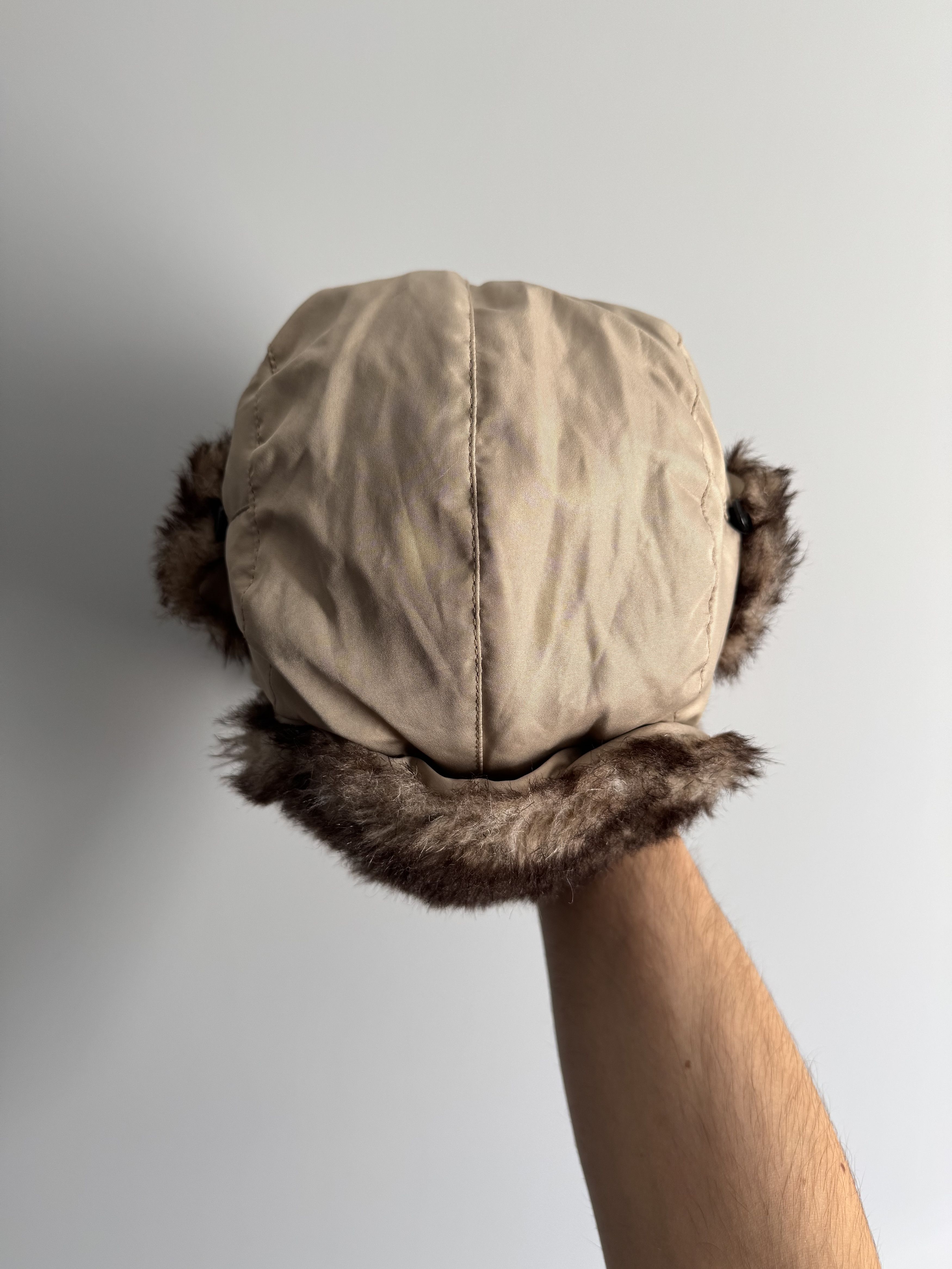 Japanese Brand Vintage Nylon Ushanka Fuzzy Warm Trapper Fur Hat Size ONE SIZE - 8 Thumbnail
