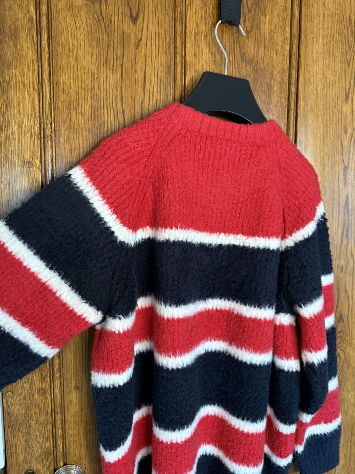 Celine $1.35k 🤑 FW24 Celine striped sweater Hedi Slimane sample Size US L / EU 52-54 / 3 - 18 Thumbnail