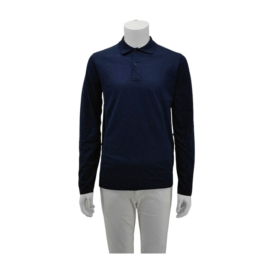 Prada Prada Sport Vintage Linea Rossa Logo Long Sleeve Polo Size M