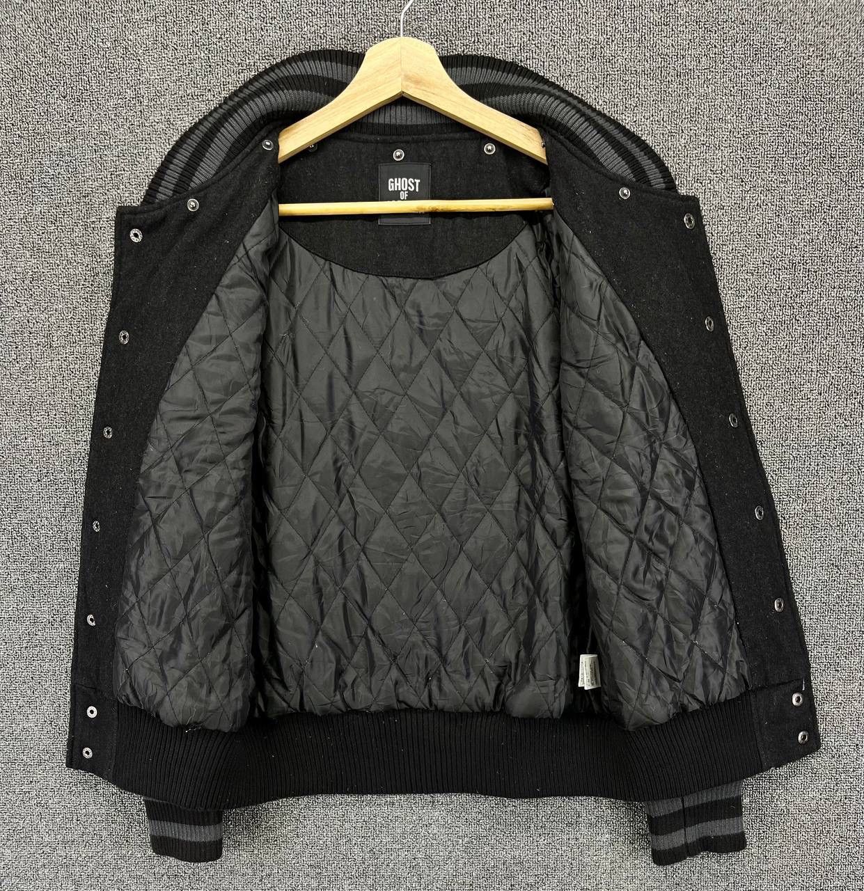 If Six Was Nine Vintage Ghost Of Halem Punk Style Wool Varsity Jacket Size US S / EU 44-46 / 1 - 9 Thumbnail