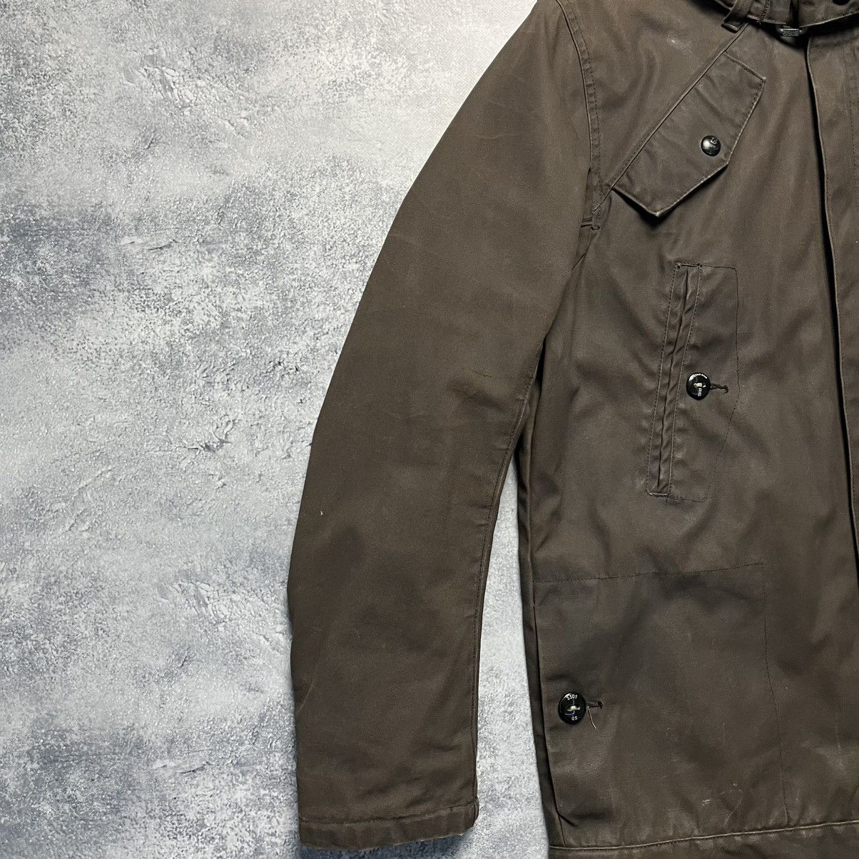 G-Star Vintage G-Star RAW Waxed Distressed Astron Parka 3301 Jacket Size US L / EU 52-54 / 3 - 5 Thumbnail