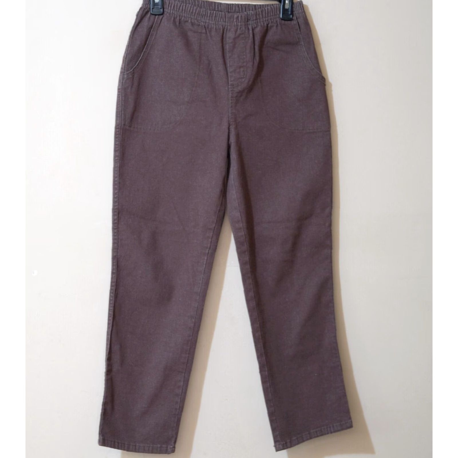 CO D&Co Denim & Company Pull on Jeans Brown Women's S SP H44-22 Size 28" / US 6 / IT 42 - 2 Thumbnail