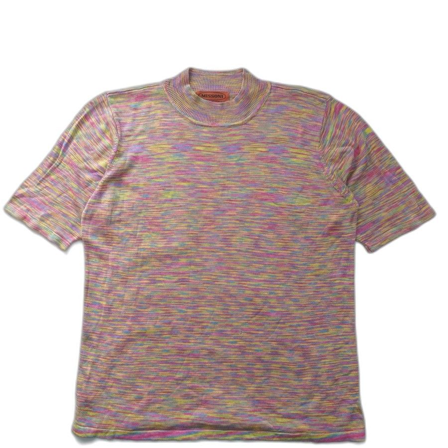 Missoni 80s missoni knit mock neck tshirt made in italy Size ONE SIZE - 1 Thumbnail
