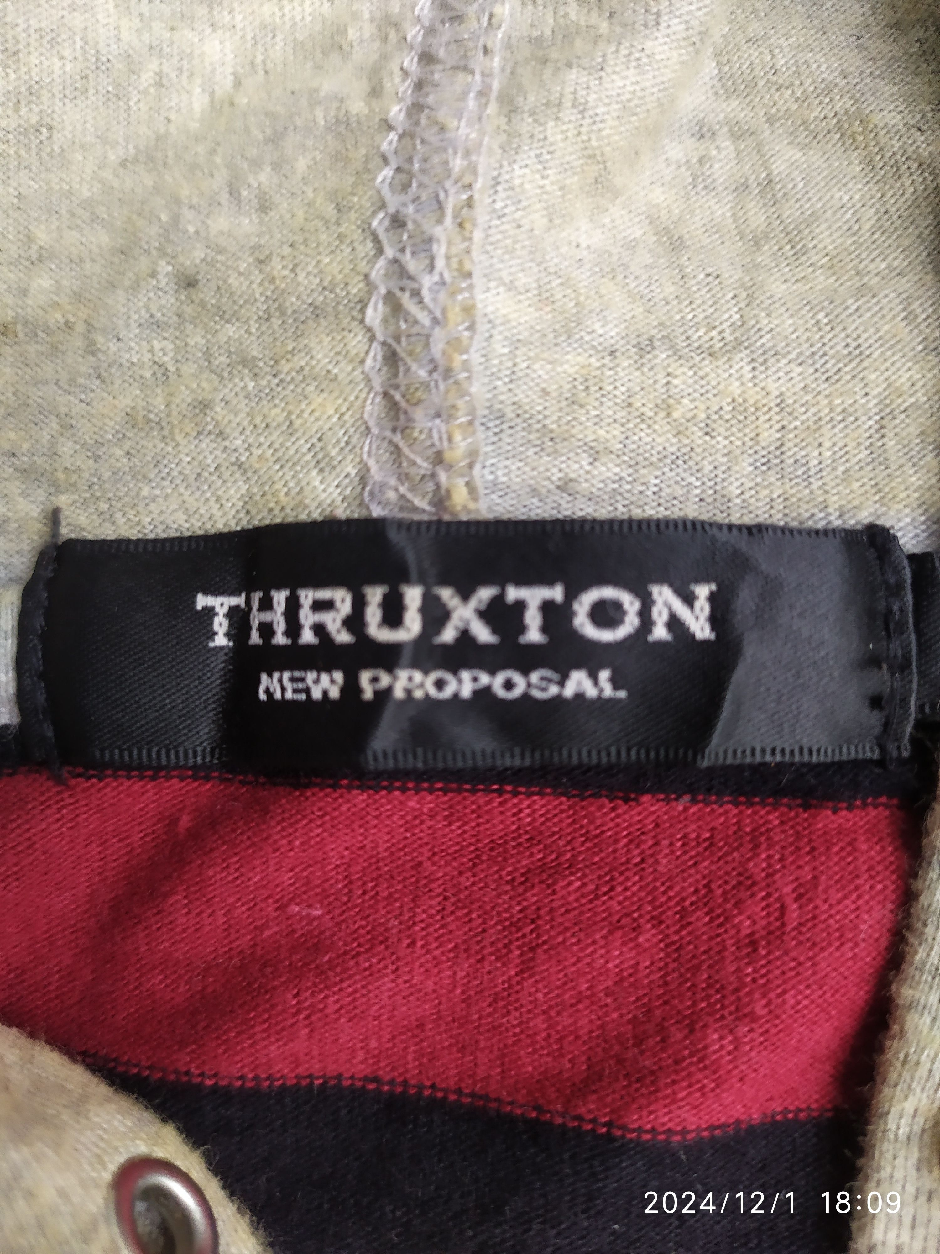 If Six Was Nine × Japanese Brand × Le Grande Bleu (L.G.B.) Japanese Thruxton Stripe Double Layer Hoodie Size US L / EU 52-54 / 3 - 5 Thumbnail