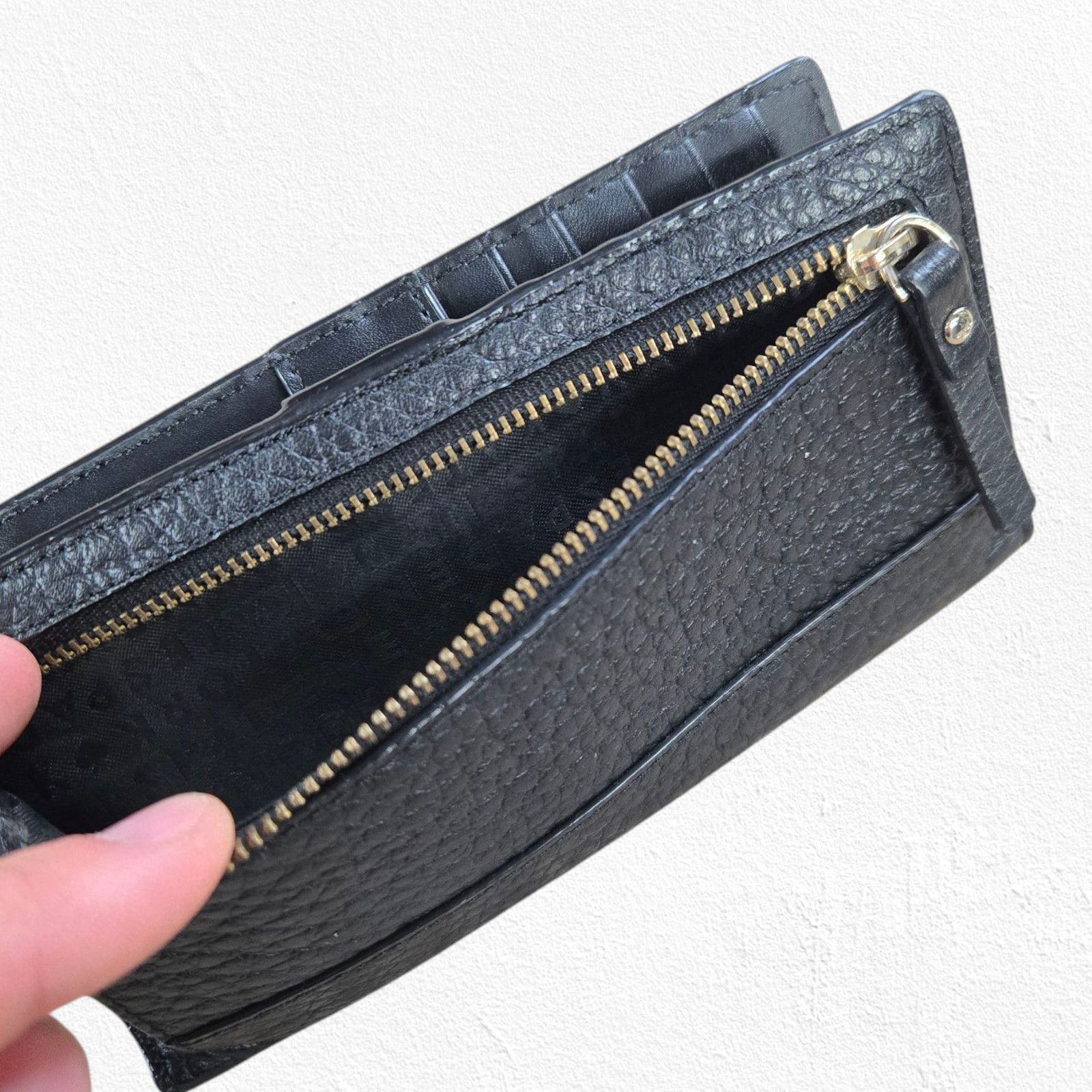 Kate Spade Kate Spade Wellesley Stacy Black Pebbled Leather Wallet Size ONE SIZE - 4 Thumbnail