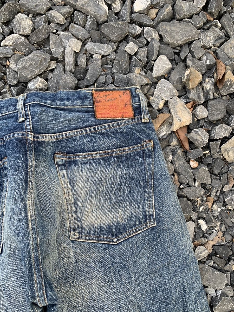Kapital VINTAGE BURGUS PLUS SELVEDGE JAPANESE FADED DISTRESSED DENIM Size US 32 / EU 48 - 17 Thumbnail