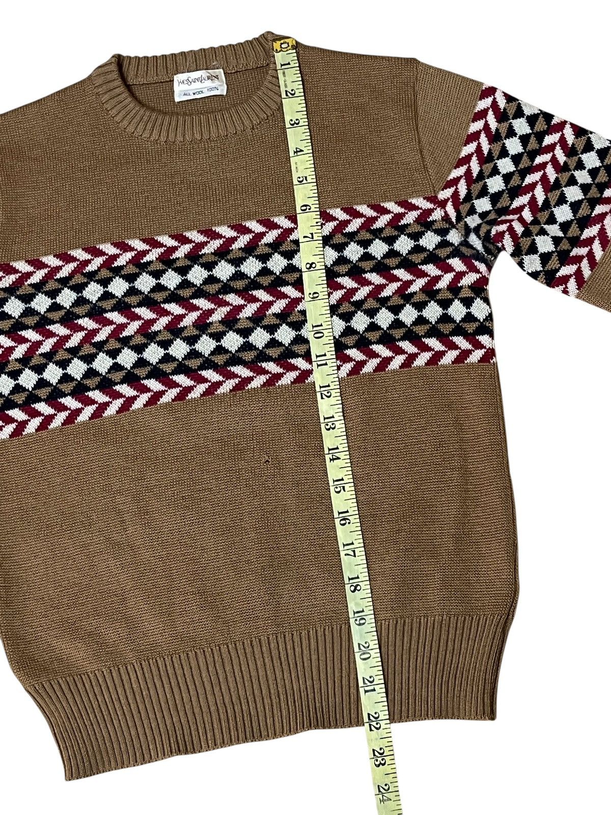 Yves Saint Laurent Nice🔥vintage YSL YVES SAINT LAURENT wool knit sweats Size XS / US 0-2 / IT 36-38 - 9 Thumbnail