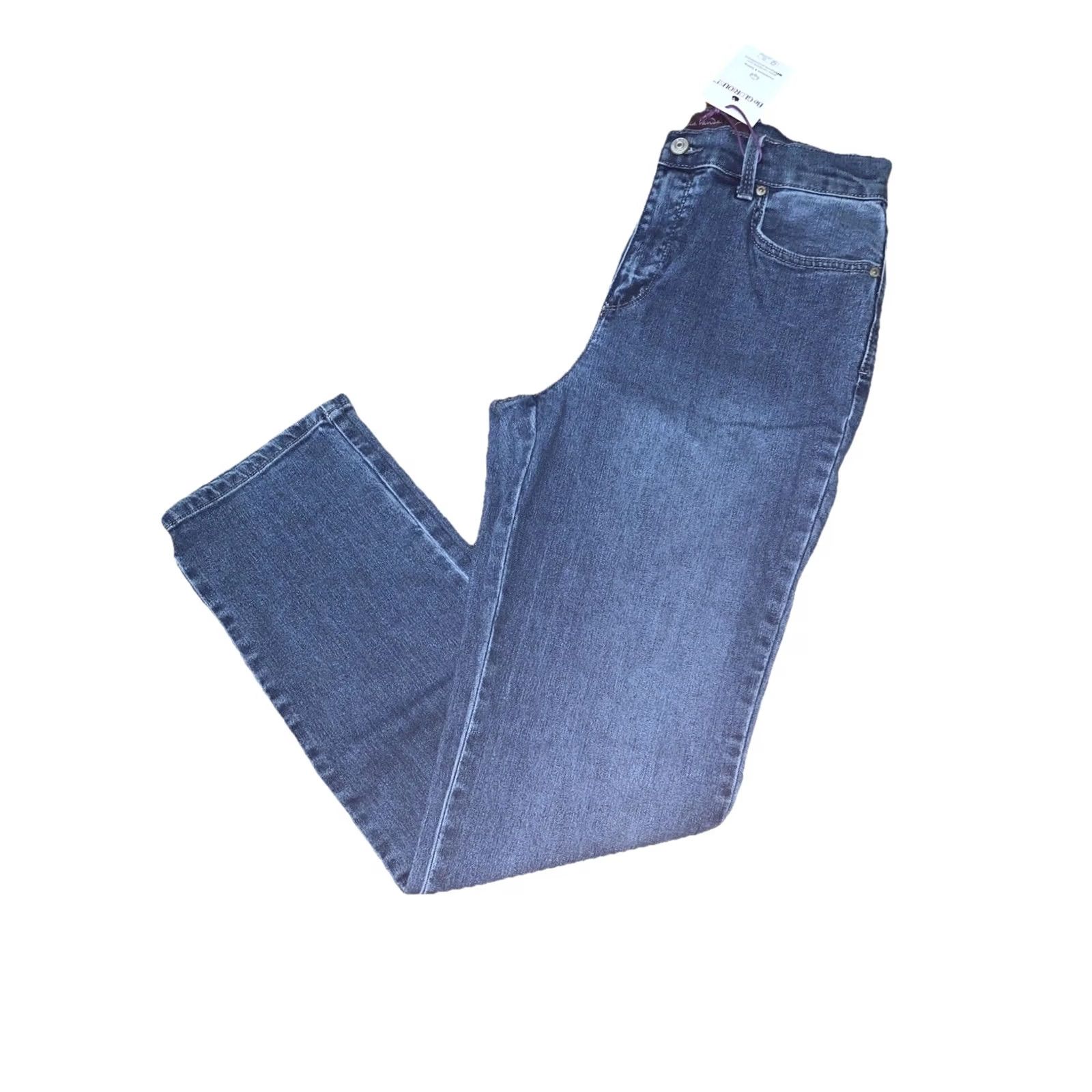 Gloria Vanderbilt Gloria Vanderbilt The Amanda Sliming Jean Womens Stretch Denim Tapered Sz 8 NWT Size 30" / US 8 / IT 44 - 6 Thumbnail