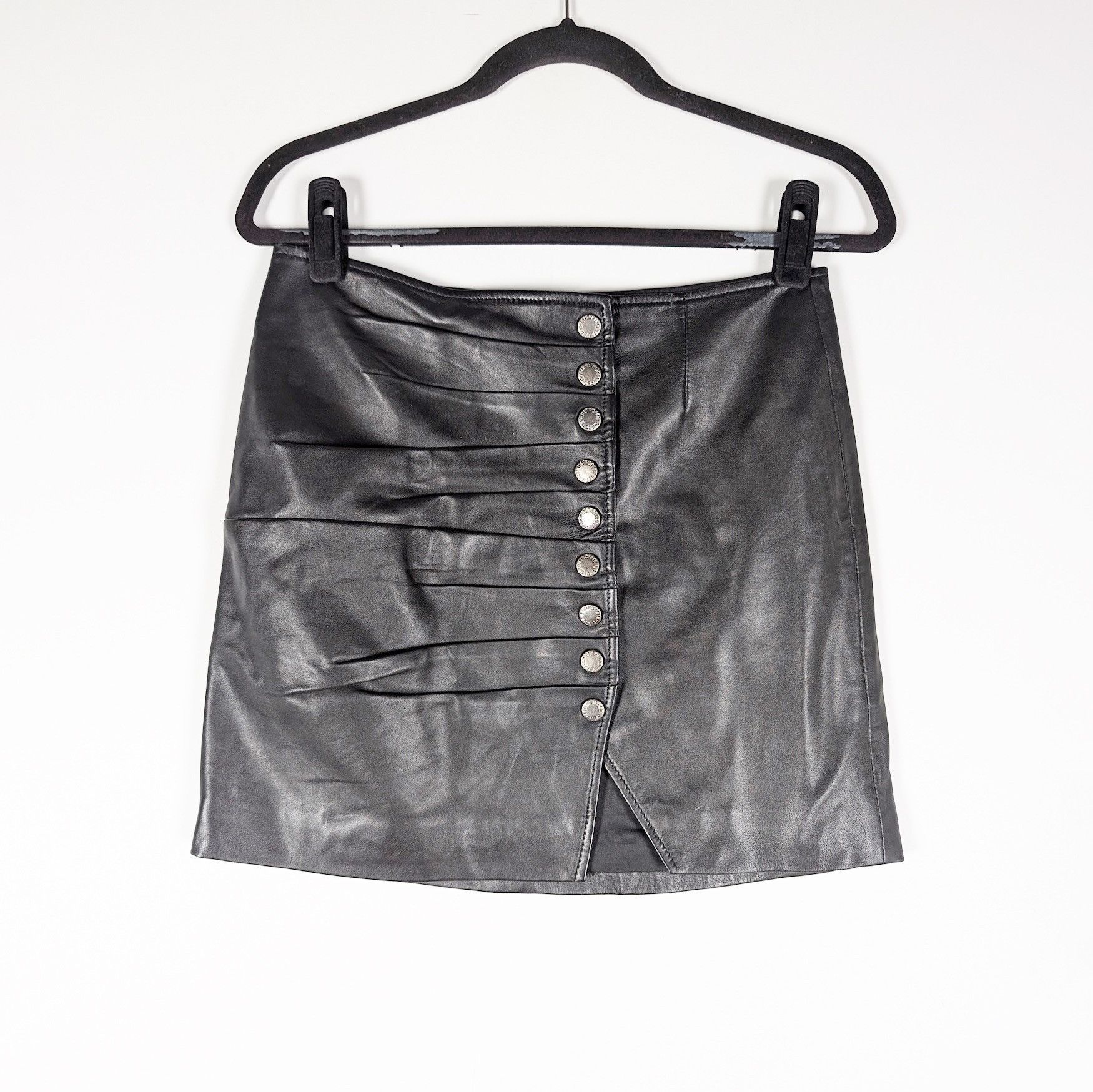 Retrofete Retrofete Willa Genuine Leather Ruched Size 28" / US 6 / IT 42 - 1 Thumbnail