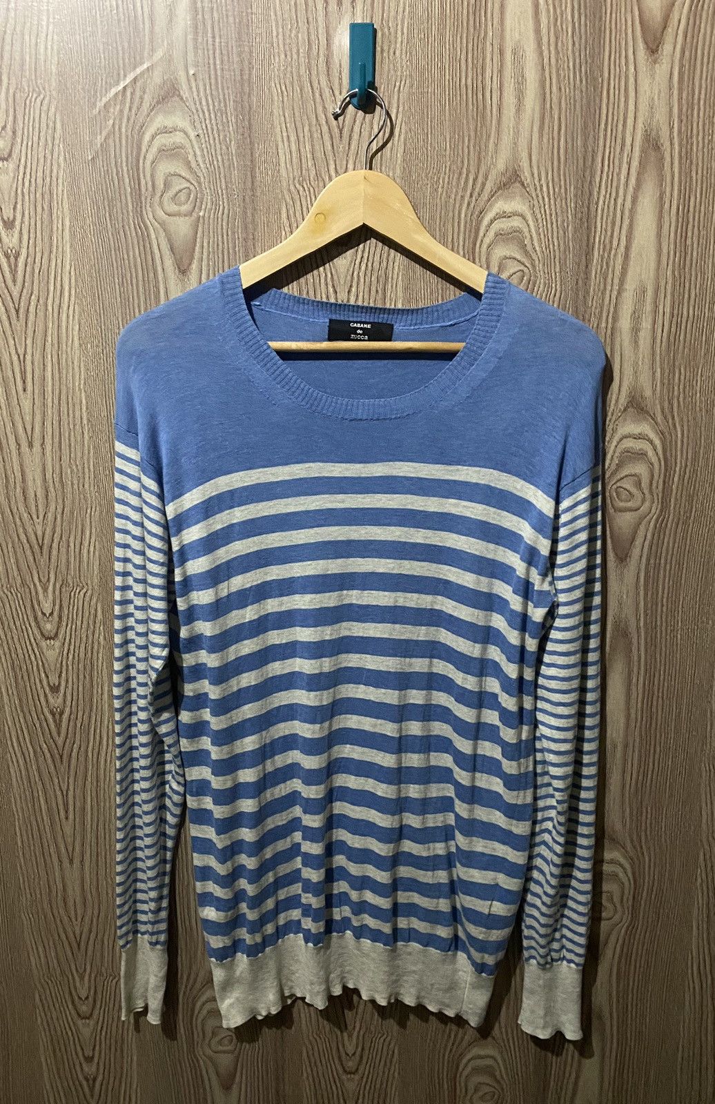 CABANE de ZUCCa Zucca By Issey Miyake Striped Long Sleeve Sweater Size US S / EU 44-46 / 1 - 1 Thumbnail