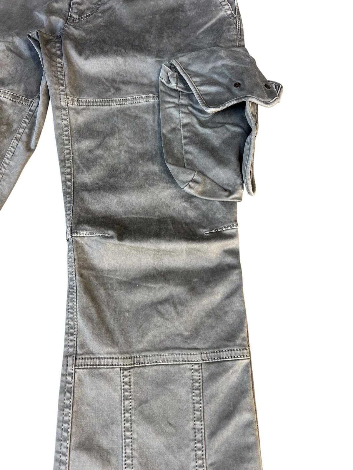 Tete Homme Tete Homme Gas Mask Cargo Stretch Trouser Flare Pant Size US 28 / EU 44 - 12 Thumbnail