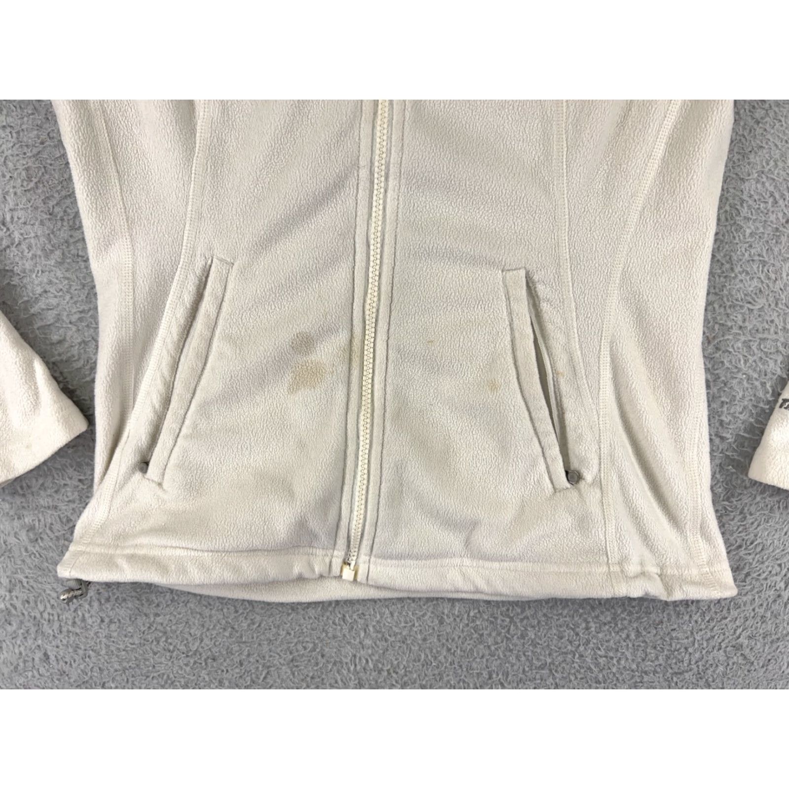 The North Face The North Face Sweater Womens Small White TKA 200 Polyester Fleece Mock Neck Size S / US 4 / IT 40 - 5 Thumbnail