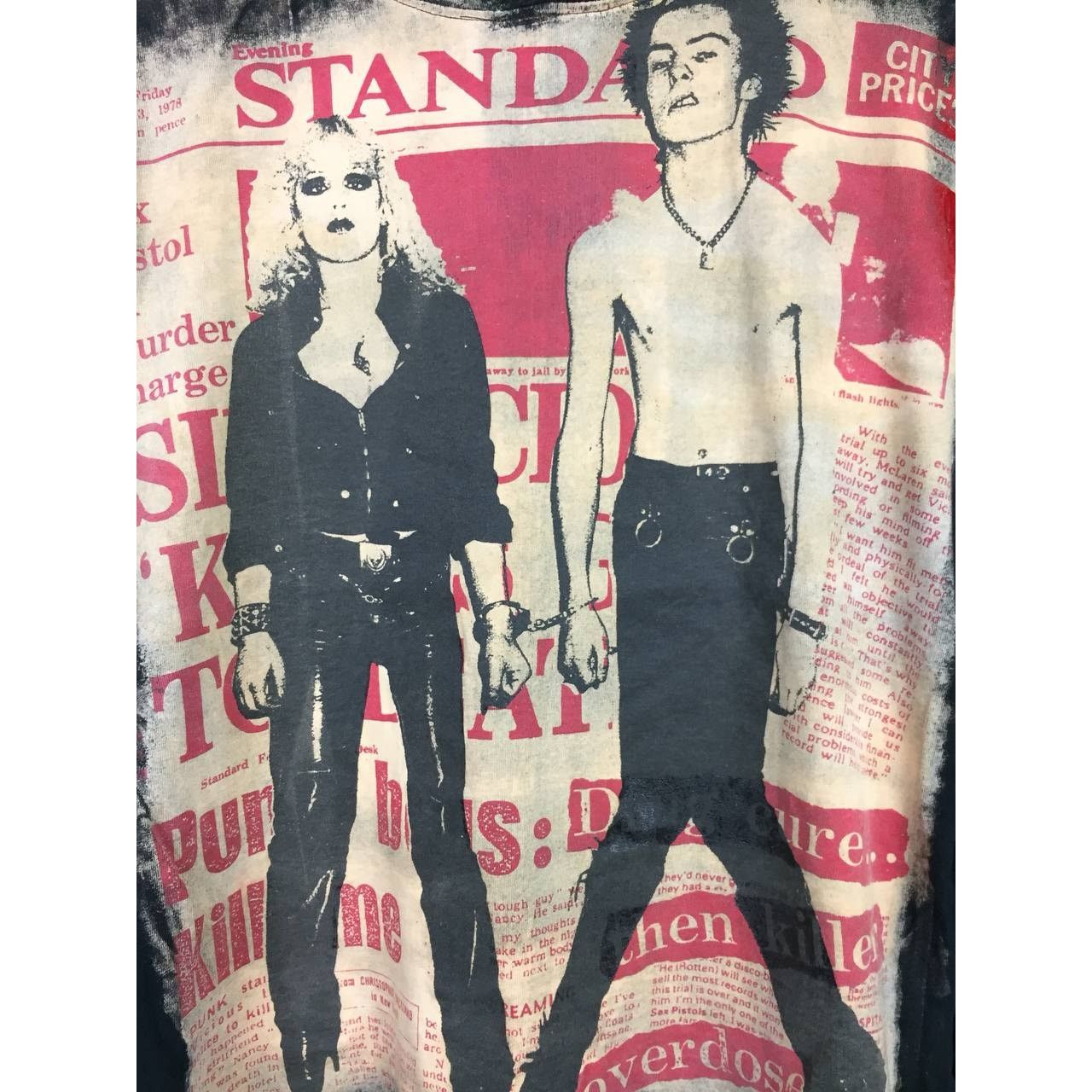 Band Tees Sid And Nancy Sex Pistols AOP Punk Aesthetic Hoodie Size US M / EU 48-50 / 2 - 5 Thumbnail