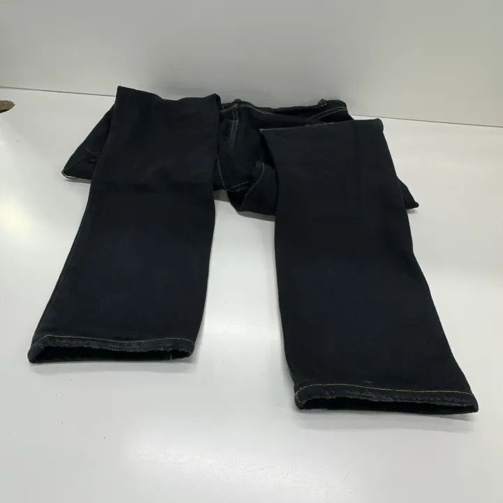 Saint Laurent Paris Yves Saint Laurent Black Distressed Denim Pants-2507 Size US 31 - 9 Thumbnail