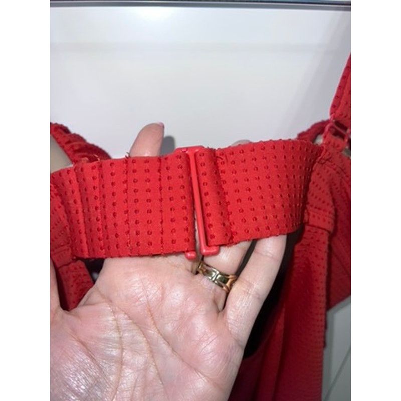 RHODE NWOT Rhode x Target Womens 2XL Red Ruffle One Piece Swimsuit Size XXL / US 16-18 / IT 52-54 - 4 Thumbnail