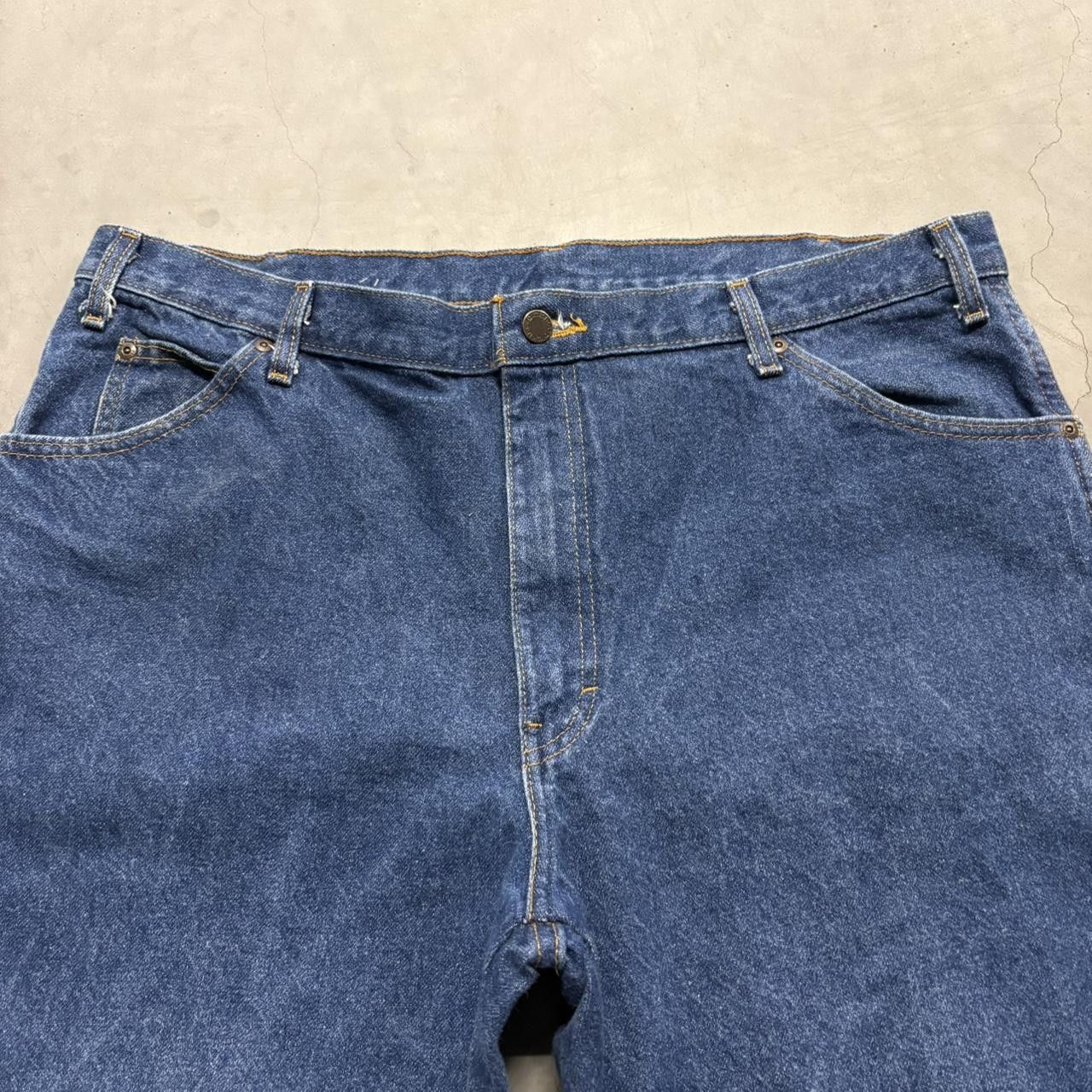 Dickies Crazy Vintage Y2K/2000s Baggy Dickies Skater Style Medium Blue Wash Denim Jeans! Size US 38 / EU 54 - 3 Thumbnail